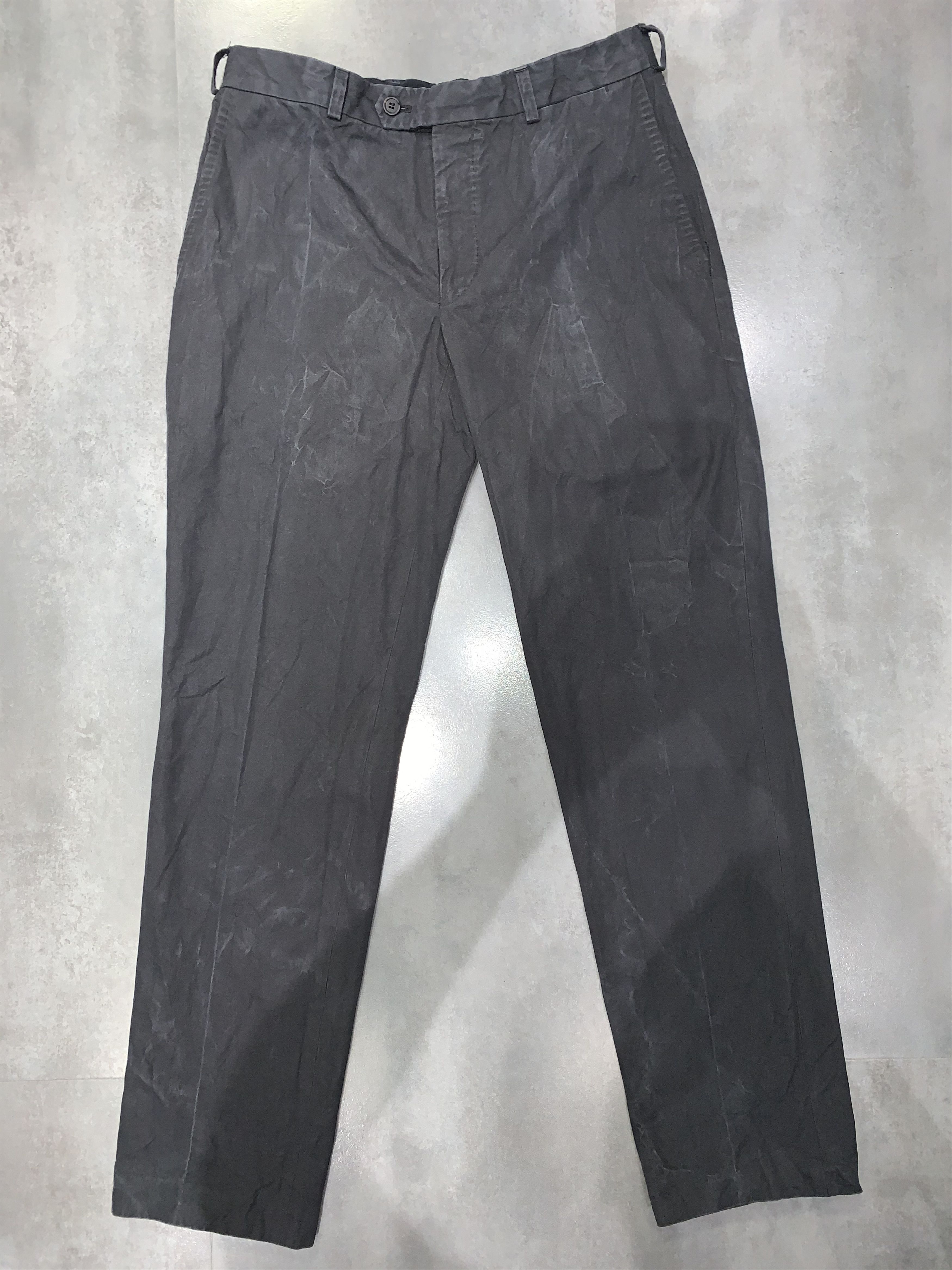 Lanvin Lanvin Washed Grey Metal Casual Pants Size US 30 / EU 46 - 3 Thumbnail