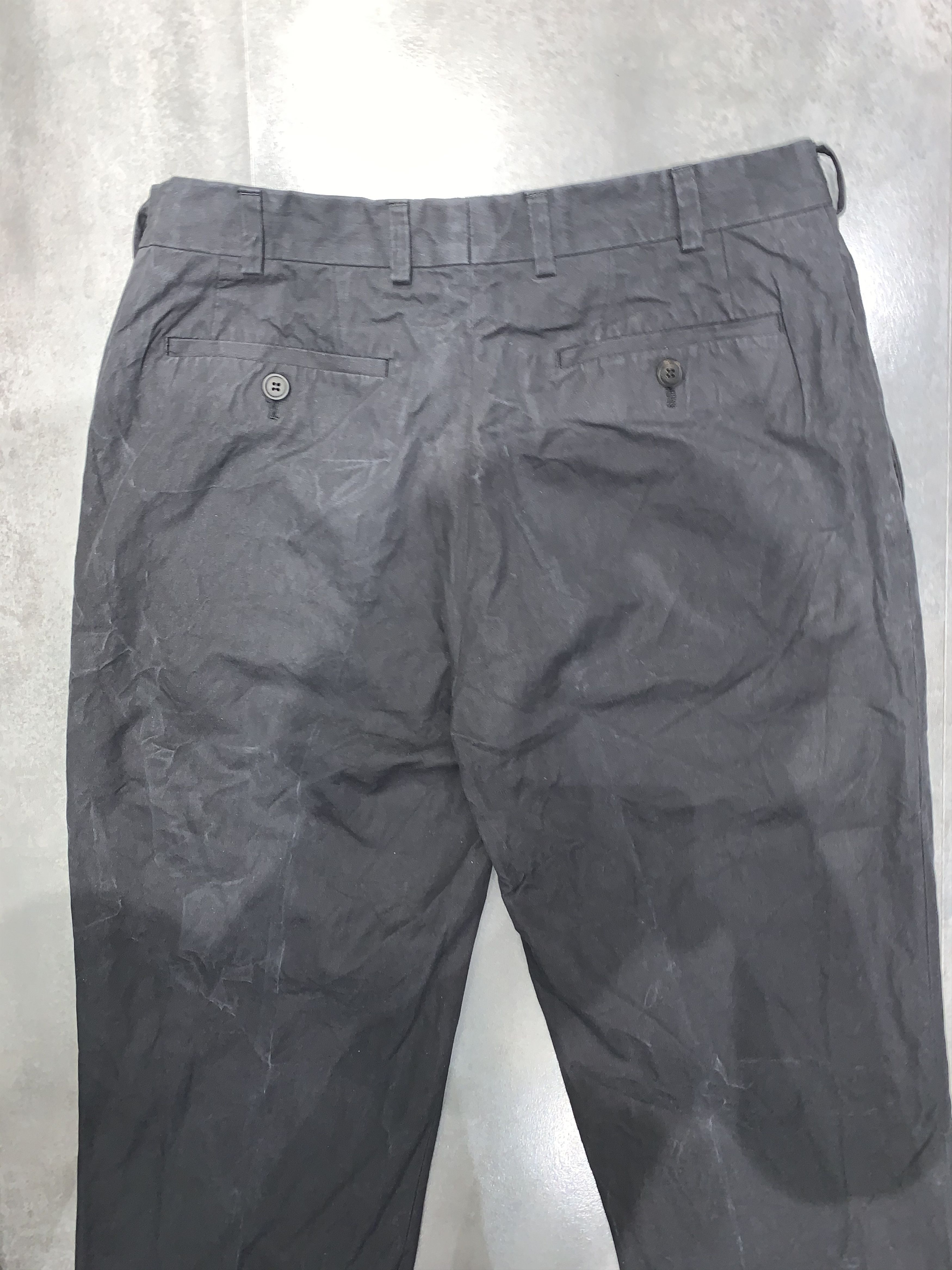 Lanvin Lanvin Washed Grey Metal Casual Pants Size US 30 / EU 46 - 7 Thumbnail