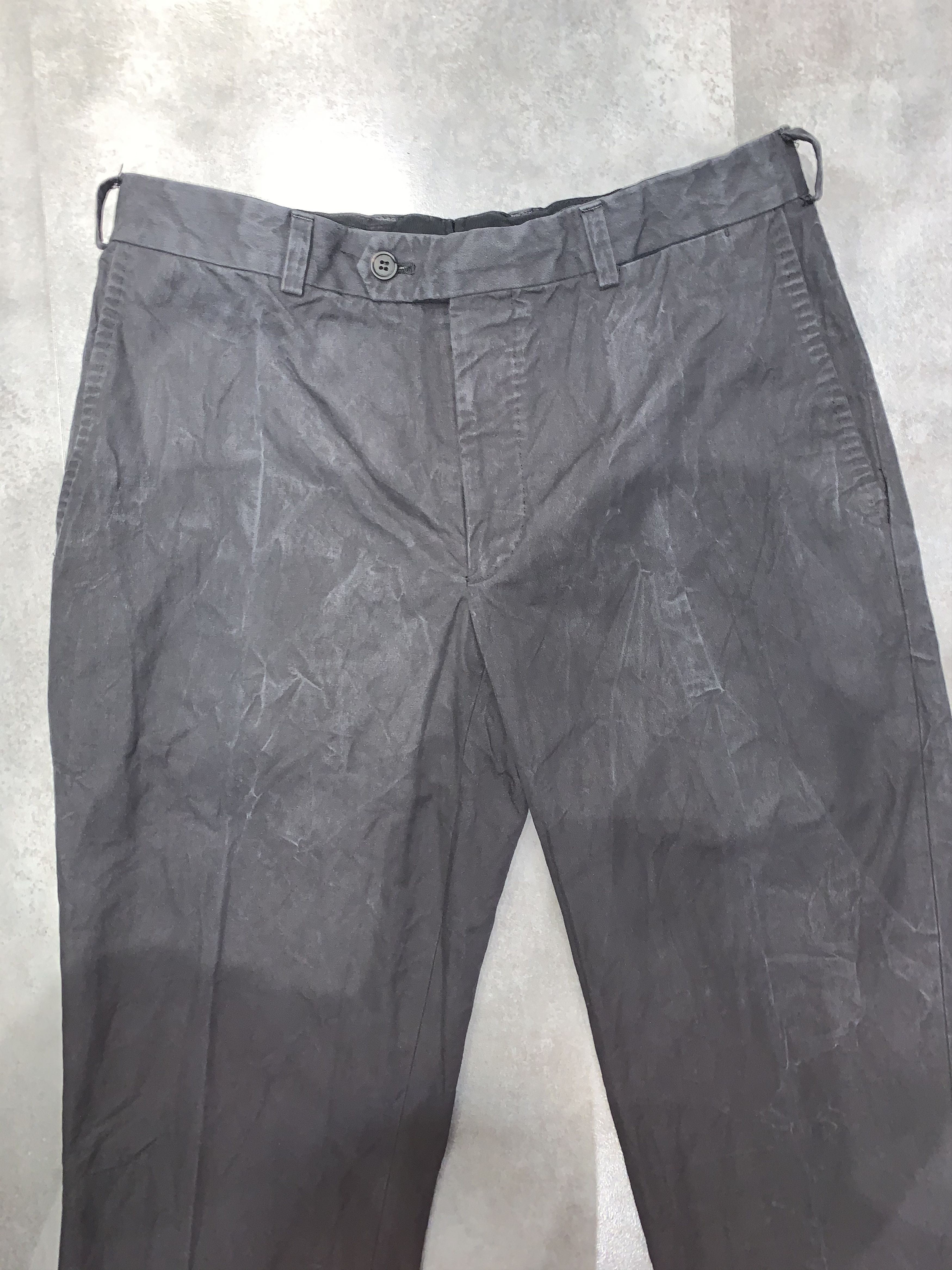 Lanvin Lanvin Washed Grey Metal Casual Pants Size US 30 / EU 46 - 4 Thumbnail