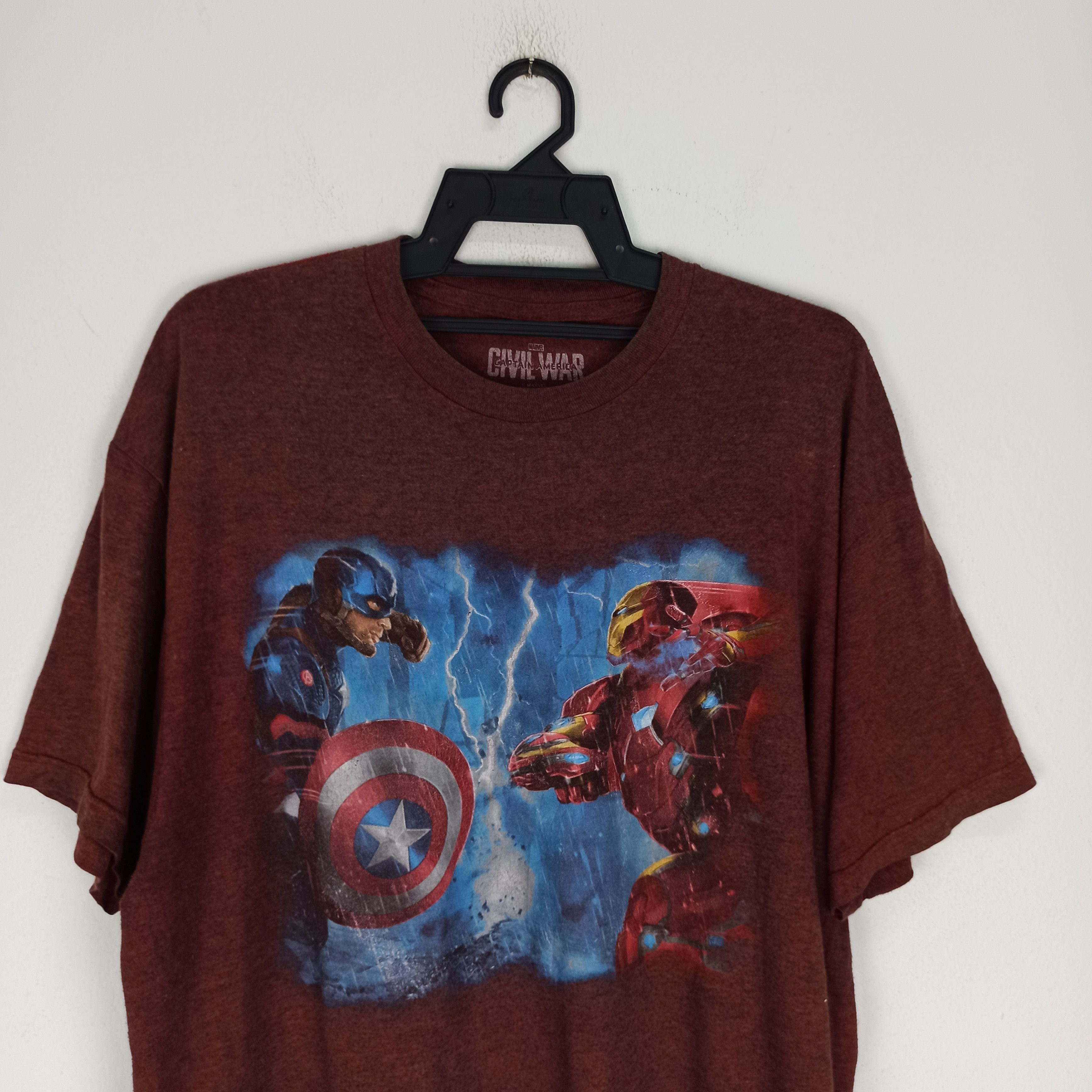 Mad Engine Marvel Comics Iron Man Vs Captain America Mad Engine Size US XL / EU 56 / 4 - 2 Thumbnail