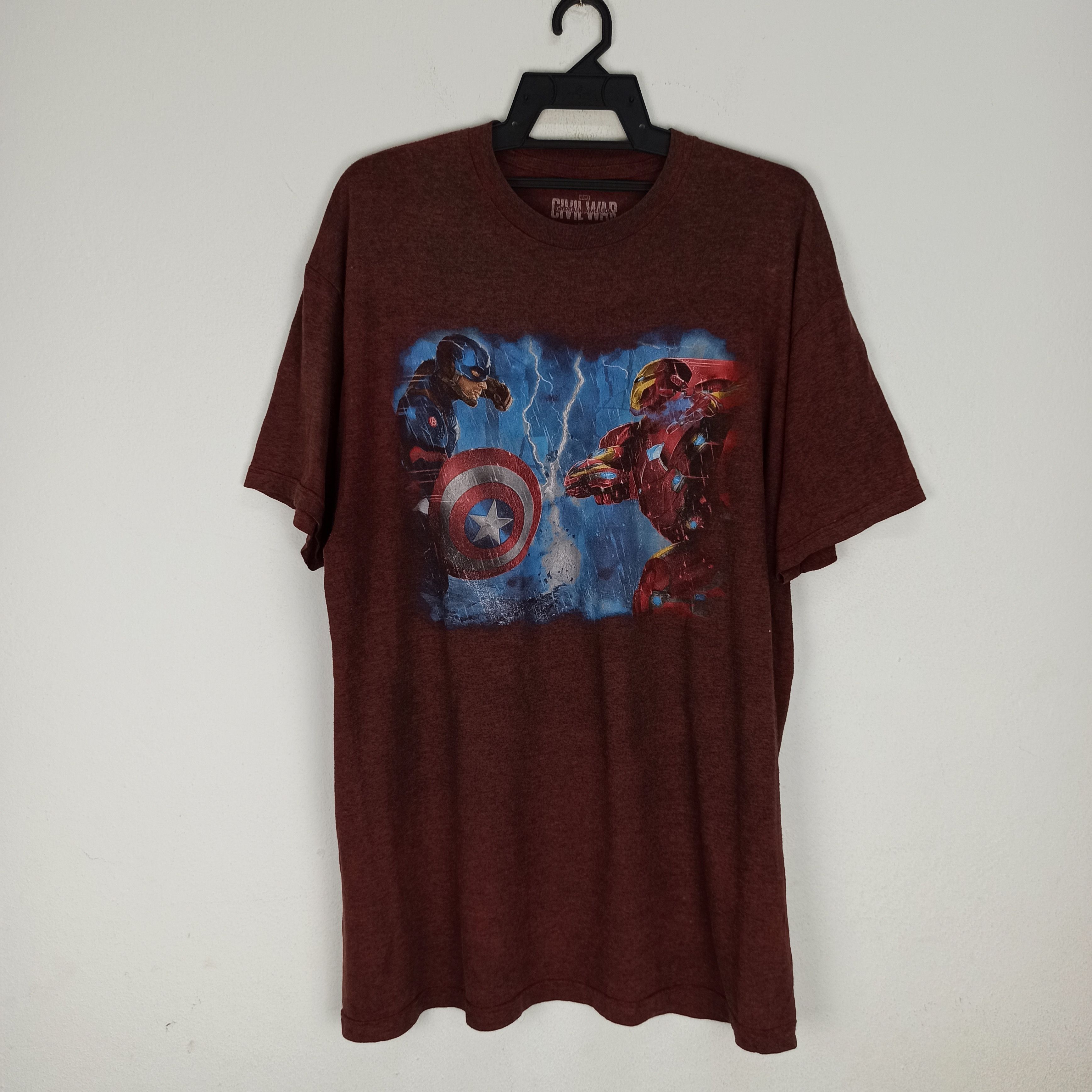 Mad Engine Marvel Comics Iron Man Vs Captain America Mad Engine Size US XL / EU 56 / 4 - 1 Thumbnail