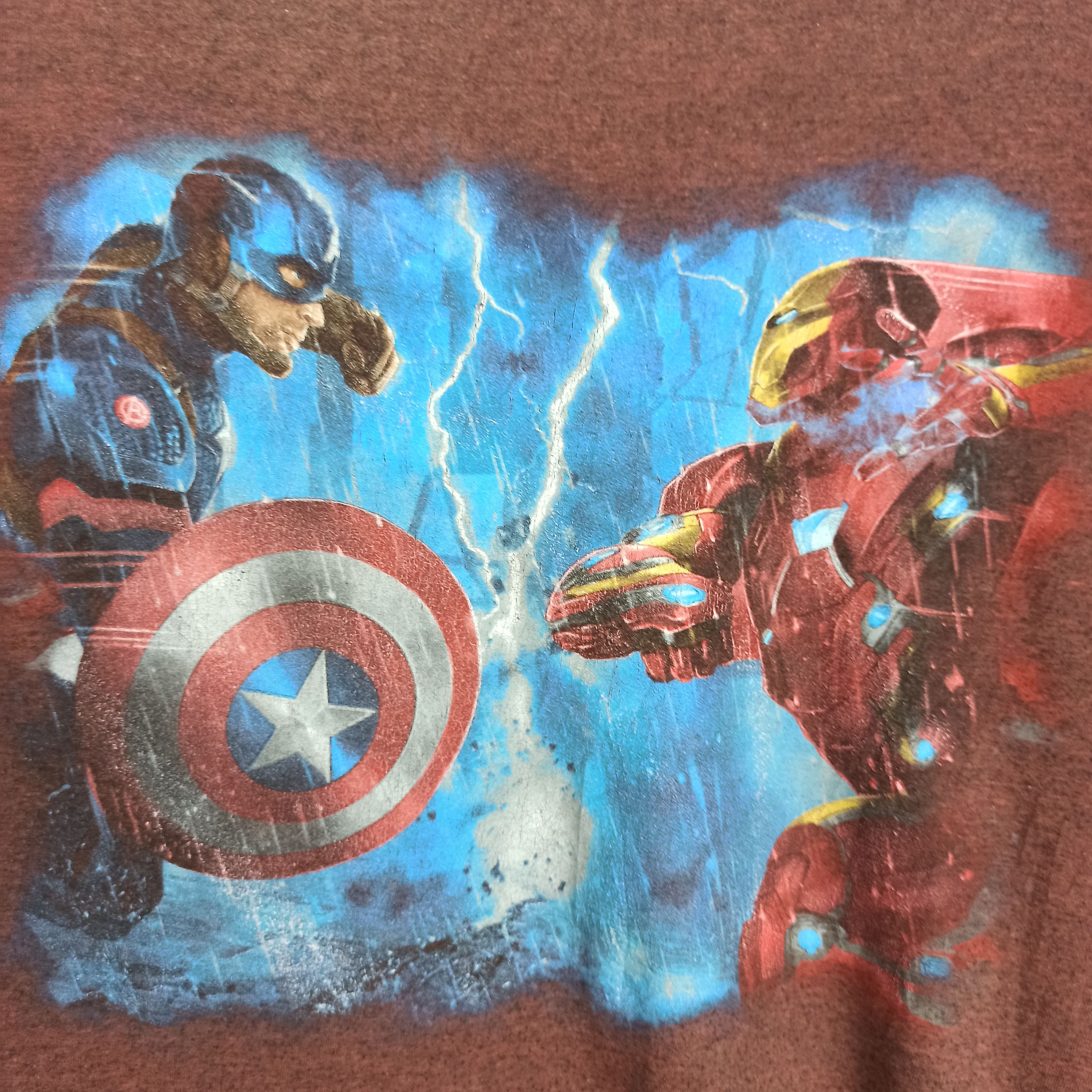 Mad Engine Marvel Comics Iron Man Vs Captain America Mad Engine Size US XL / EU 56 / 4 - 4 Thumbnail