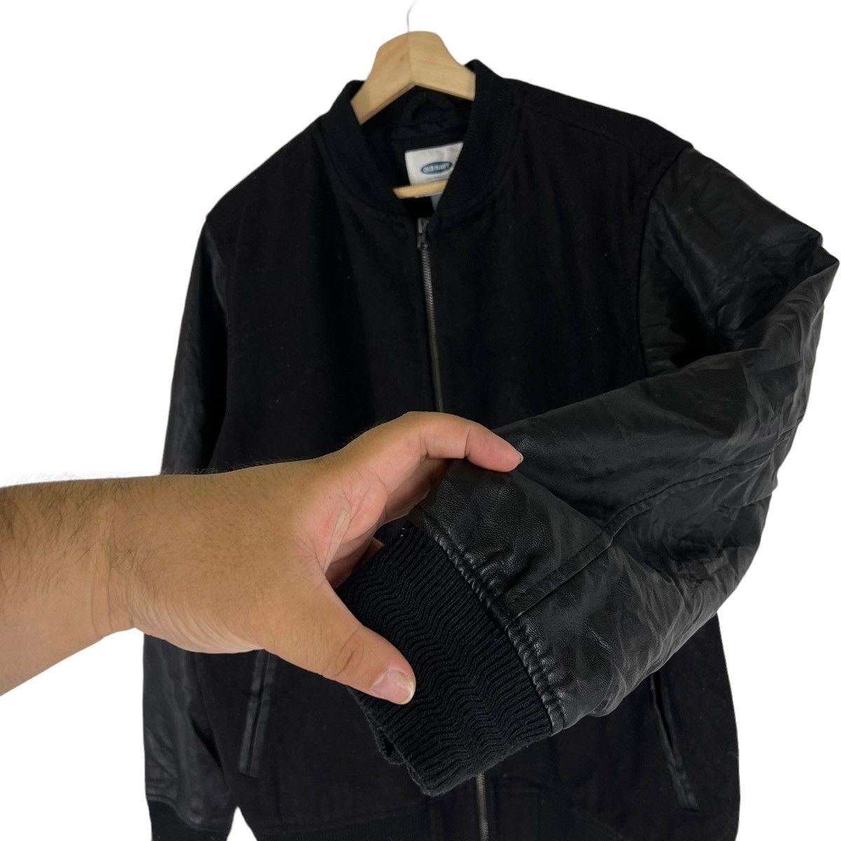 Japanese Brand VINTAGE VARSITY JACKET OLDNAVY INSPIRED BY ISSEY MIYAKE Size US L / EU 52-54 / 3 - 6 Thumbnail