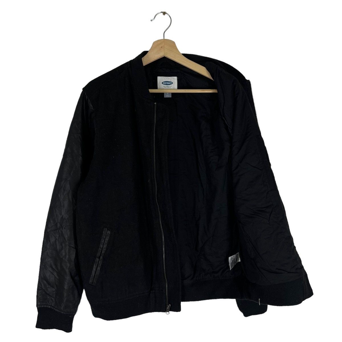 Japanese Brand VINTAGE VARSITY JACKET OLDNAVY INSPIRED BY ISSEY MIYAKE Size US L / EU 52-54 / 3 - 9 Thumbnail