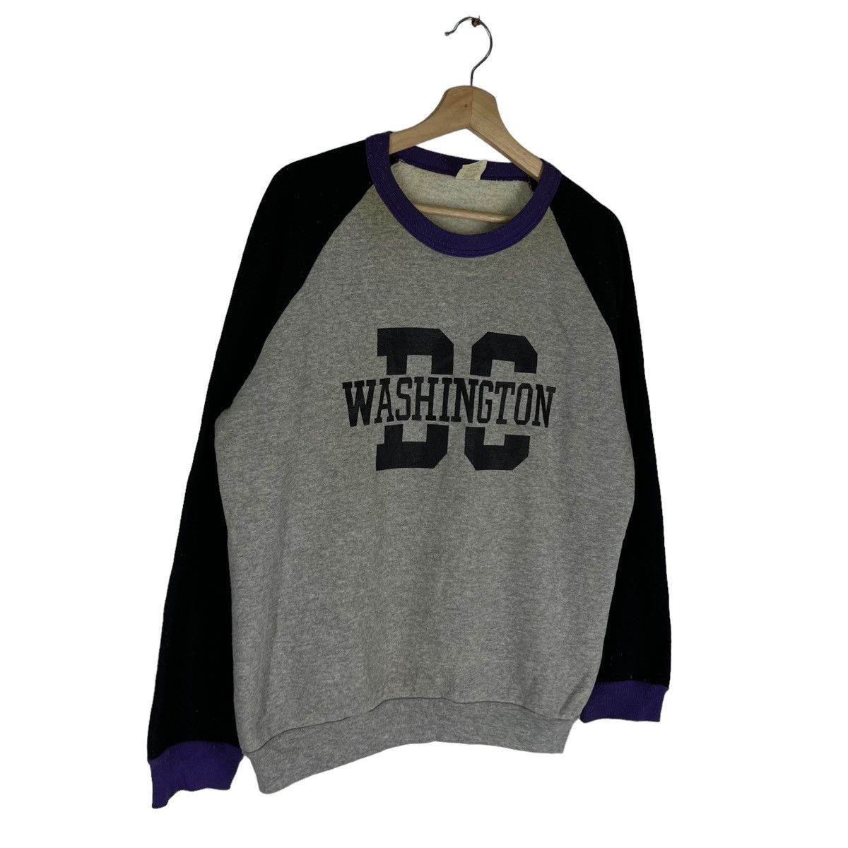 Japanese Brand VINTAGE SWEATSHIRT CREWNECK DC WASHINGTON BIG LOGO USA MADE Size US L / EU 52-54 / 3 - 2 Thumbnail