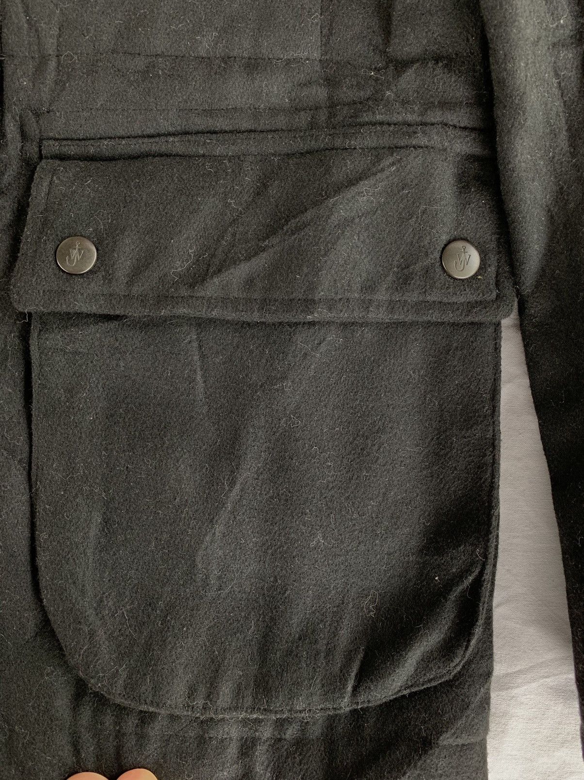 JW Anderson × Uniqlo J.W. Anderson Quilted CPO Wool Chore Jacket Size US M / EU 48-50 / 2 - 4 Thumbnail
