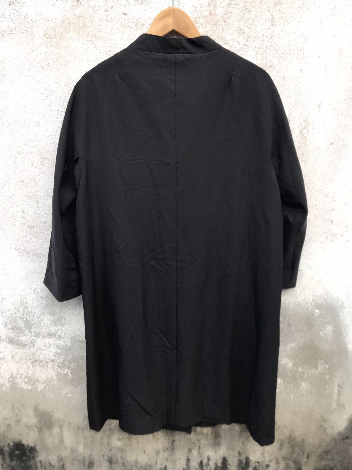 Designer Vintage Takashimaya black long coat Size US M / EU 48-50 / 2 - 2 Thumbnail