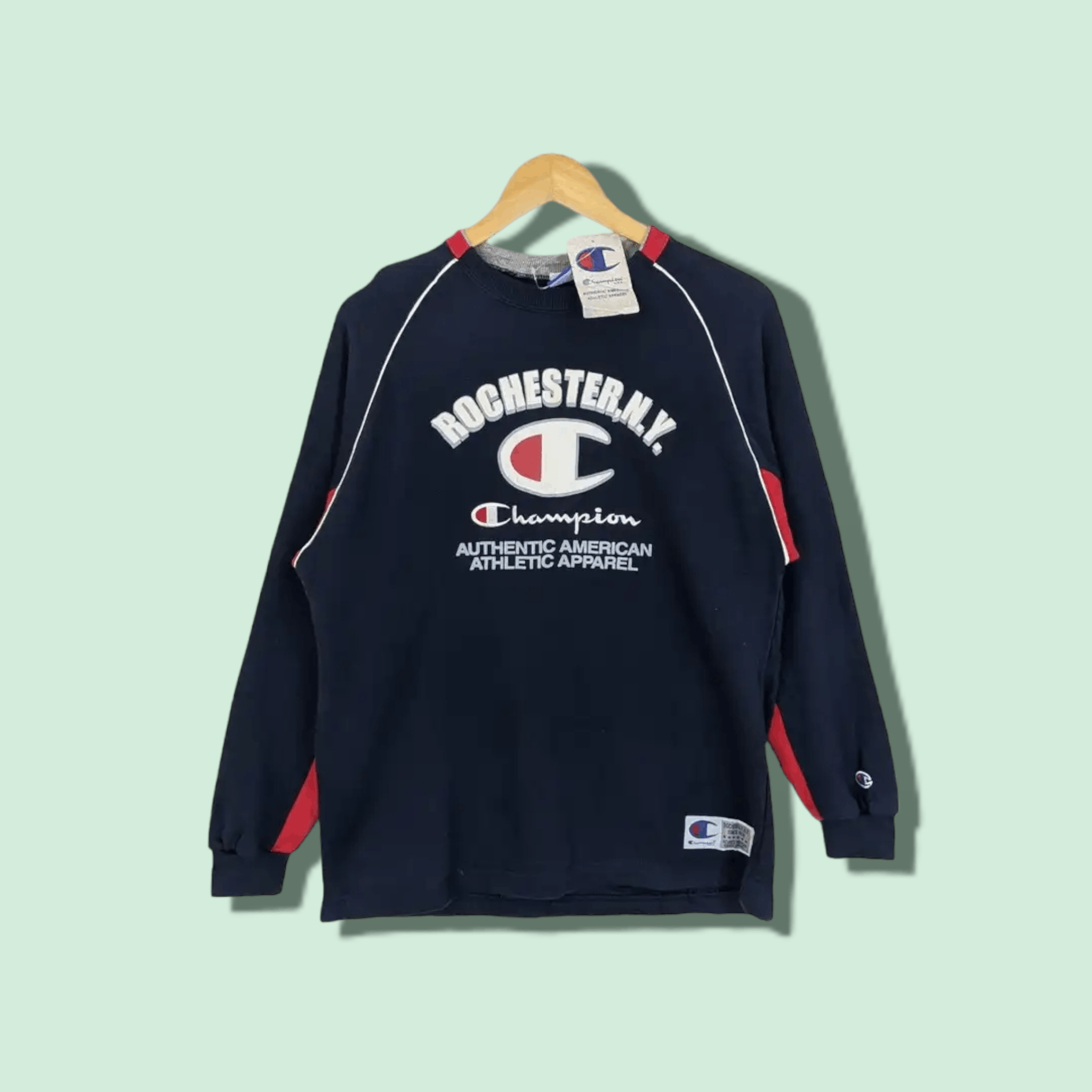 Champion CHAMPION Rochester NY Big Logo Jumper Sweatshirt Size US S / EU 44-46 / 1 - 1 Thumbnail