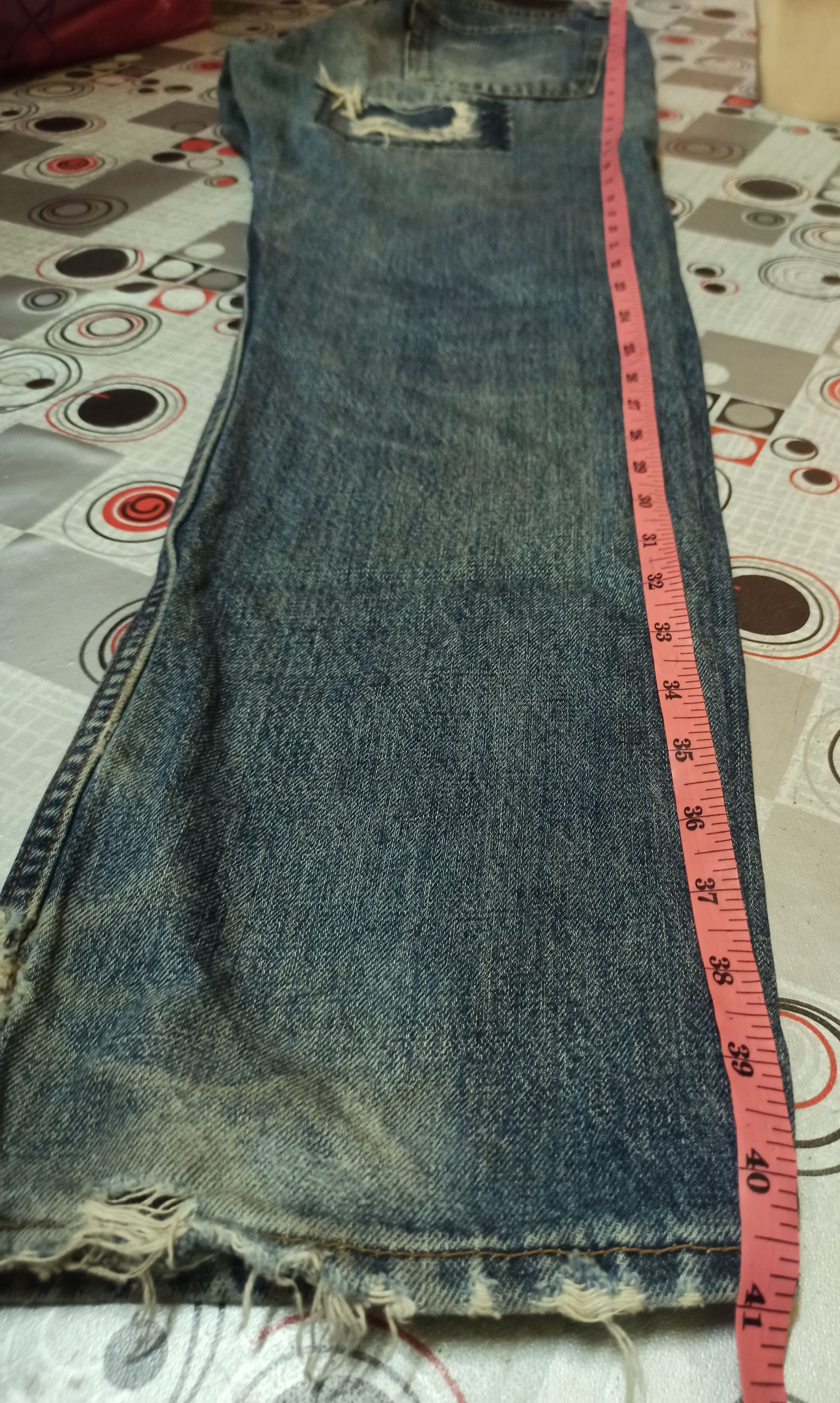 Beams Plus !Steals! Distressed Denim BEAMS Jeans Made In Japan Size US 28 / EU 44 - 15 Thumbnail
