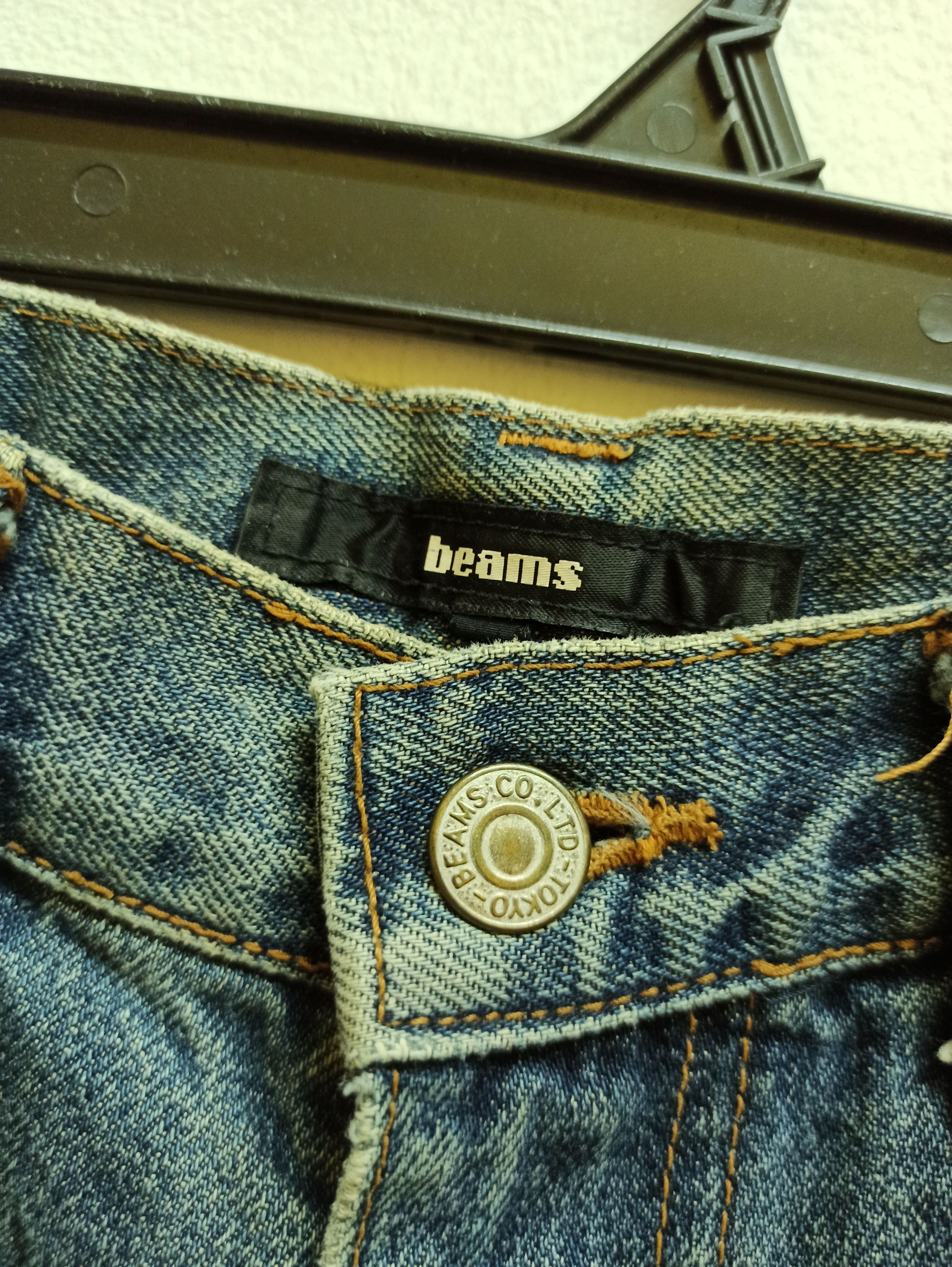 Beams Plus !Steals! Distressed Denim BEAMS Jeans Made In Japan Size US 28 / EU 44 - 4 Thumbnail