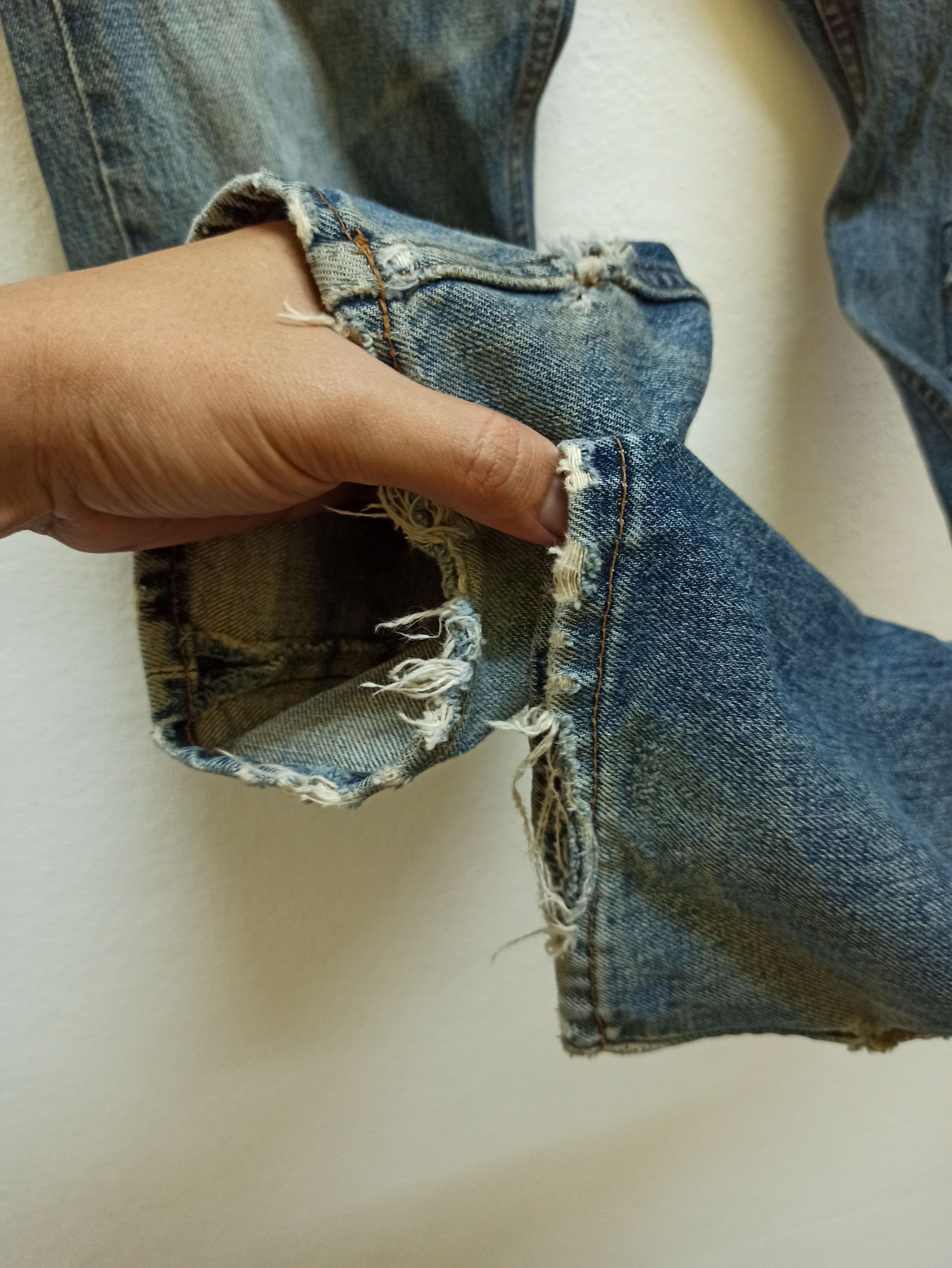 Beams Plus !Steals! Distressed Denim BEAMS Jeans Made In Japan Size US 28 / EU 44 - 7 Thumbnail