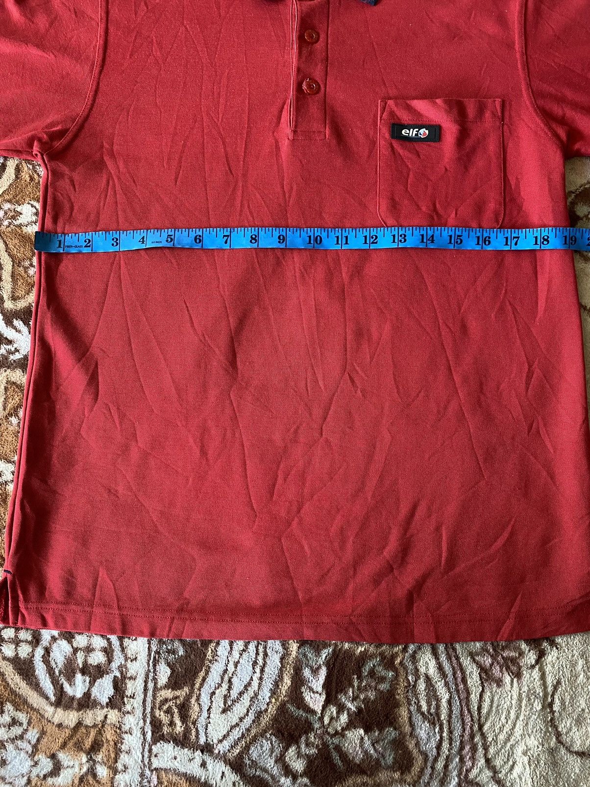 Japanese Brand Vintage Elf Polos Single Pocket T Shirt Size US M / EU 48-50 / 2 - 8 Thumbnail