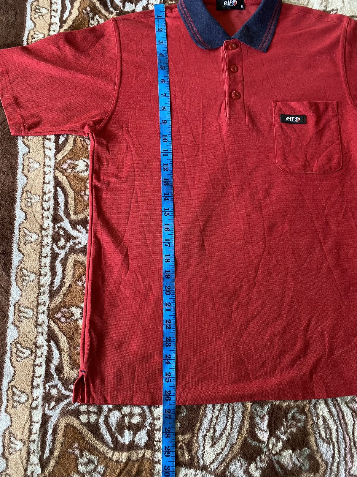 Japanese Brand Vintage Elf Polos Single Pocket T Shirt Size US M / EU 48-50 / 2 - 9 Thumbnail
