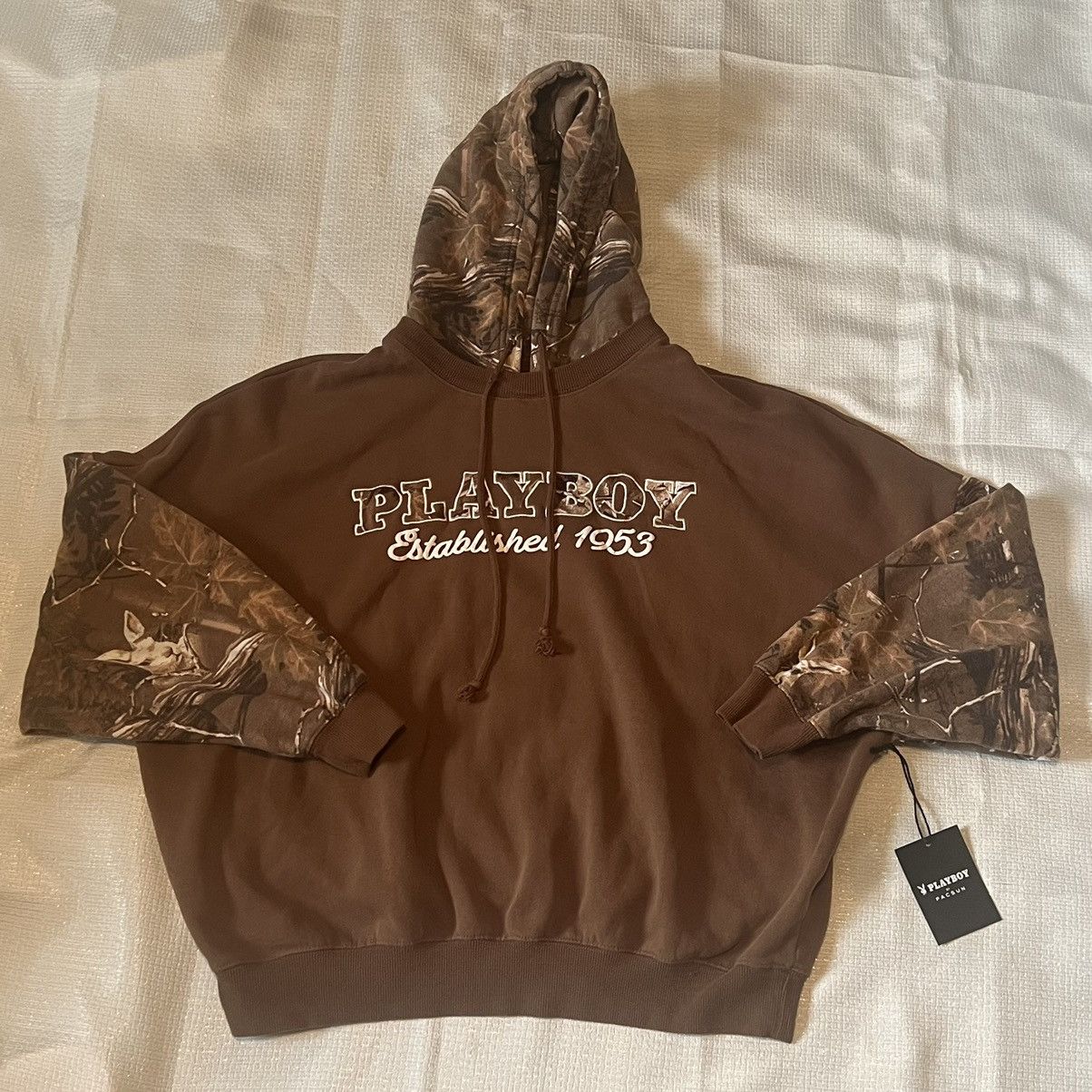 Playboy Playboy camo hoodie Grailed