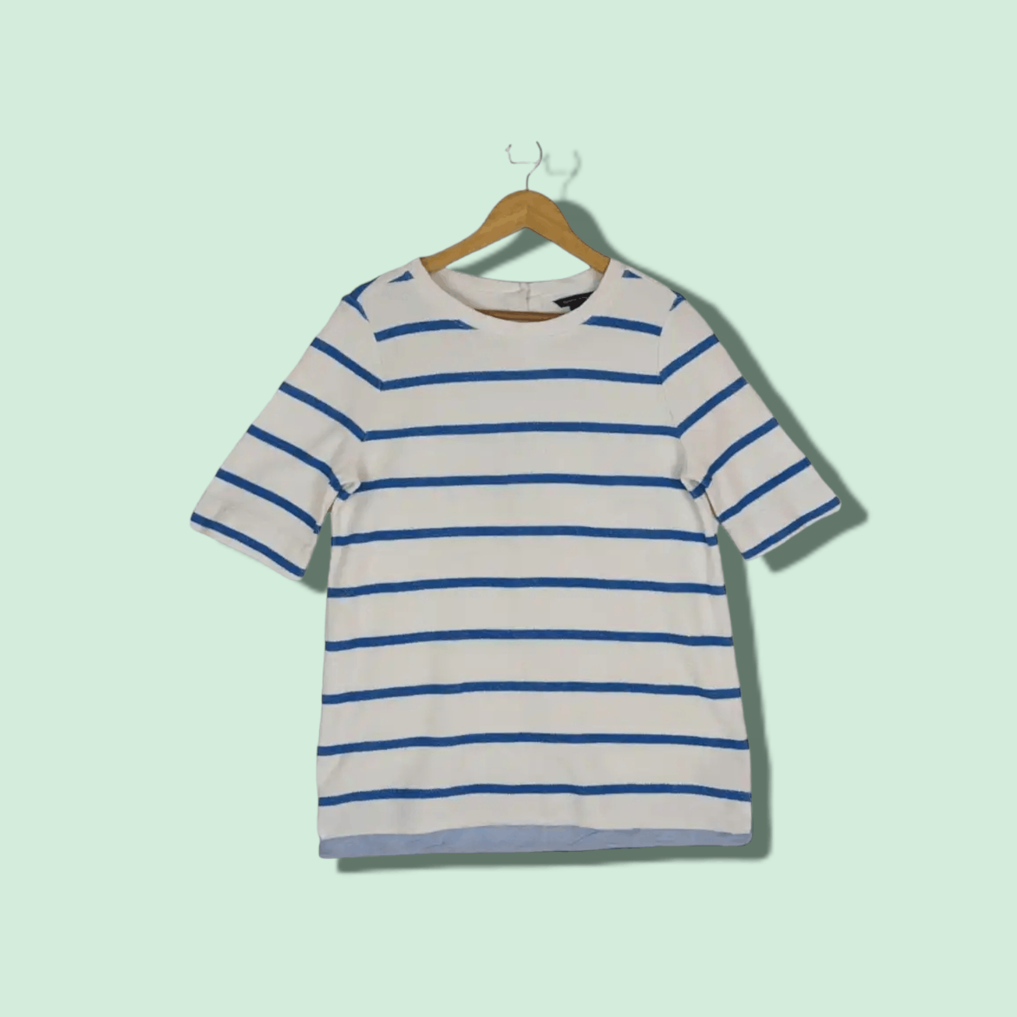 Tommy Hilfiger TOMMY HILFIGER Striped Warm T-Shirt Size US L / EU 52-54 / 3 - 1 Thumbnail