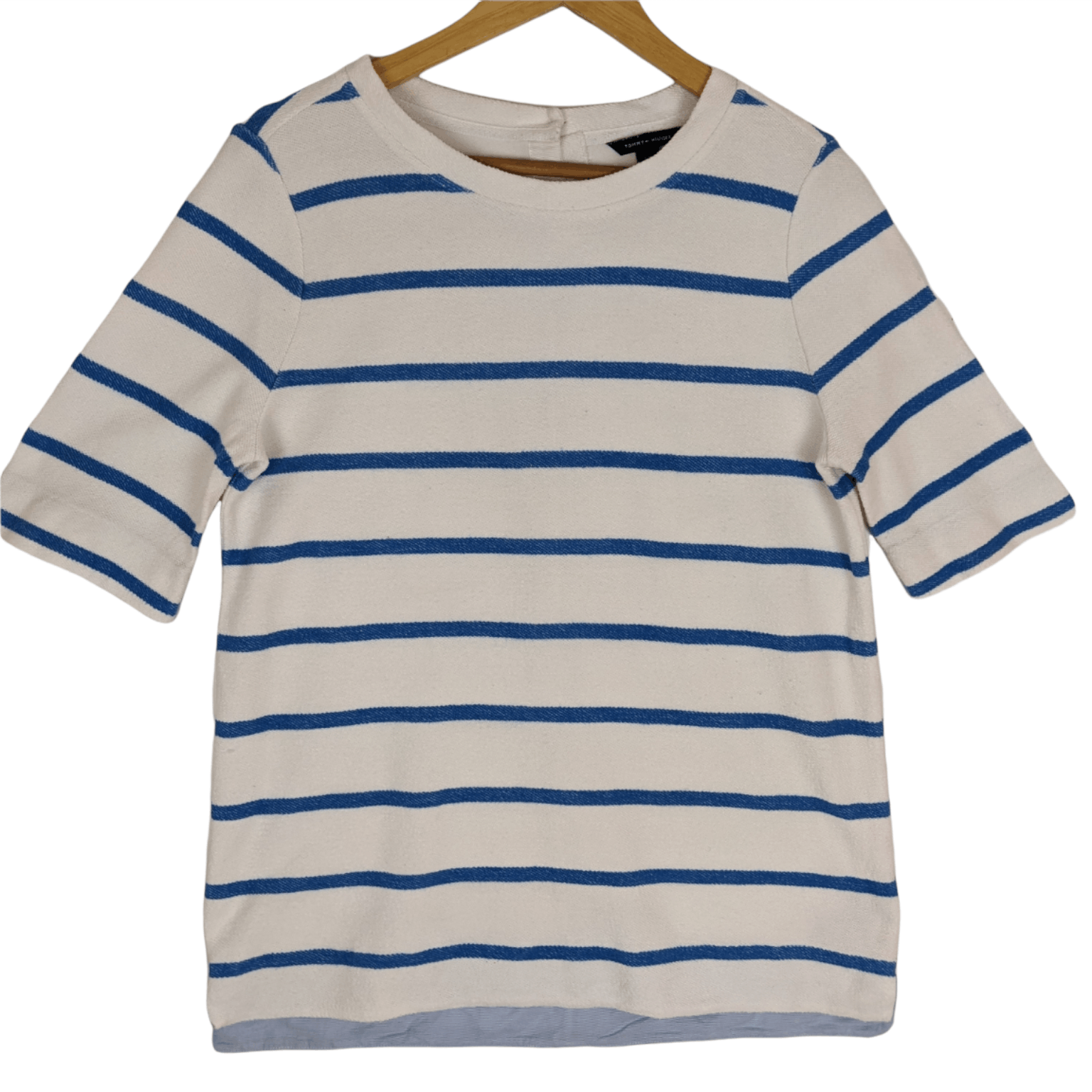Tommy Hilfiger TOMMY HILFIGER Striped Warm T-Shirt Size US L / EU 52-54 / 3 - 2 Thumbnail