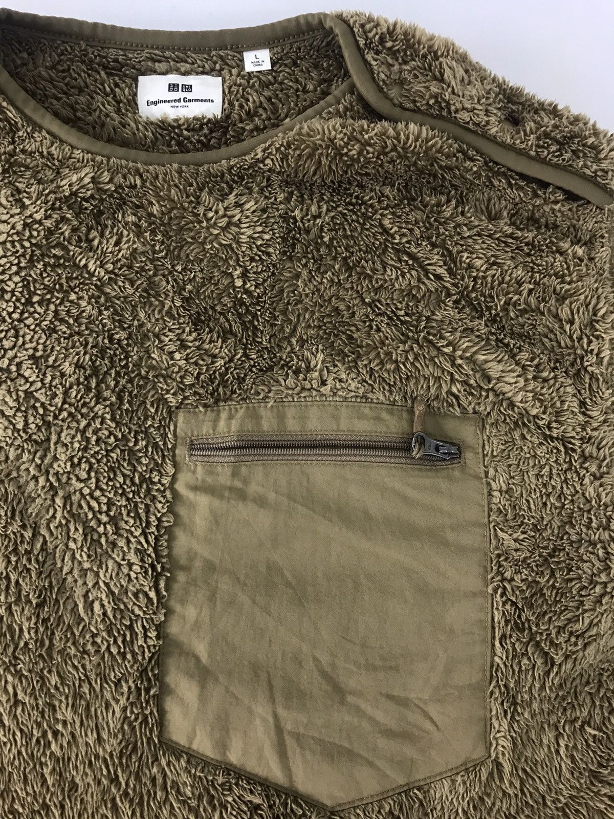 Engineered Garments × Japanese Brand Japanese Brand Engineered Garment Fluffy Wool Fleece Jacket Size US L / EU 52-54 / 3 - 3 Thumbnail