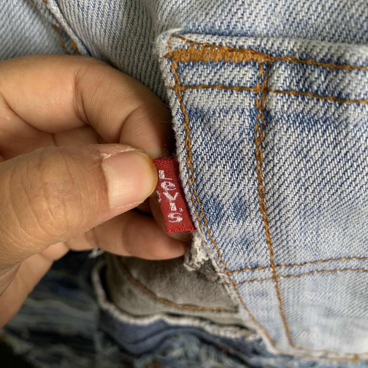 Levi's Vintage Clothing Reconstructed Levis Hagi Jeans Hysteric Glamour Style Size US 32 / EU 48 - 11 Thumbnail