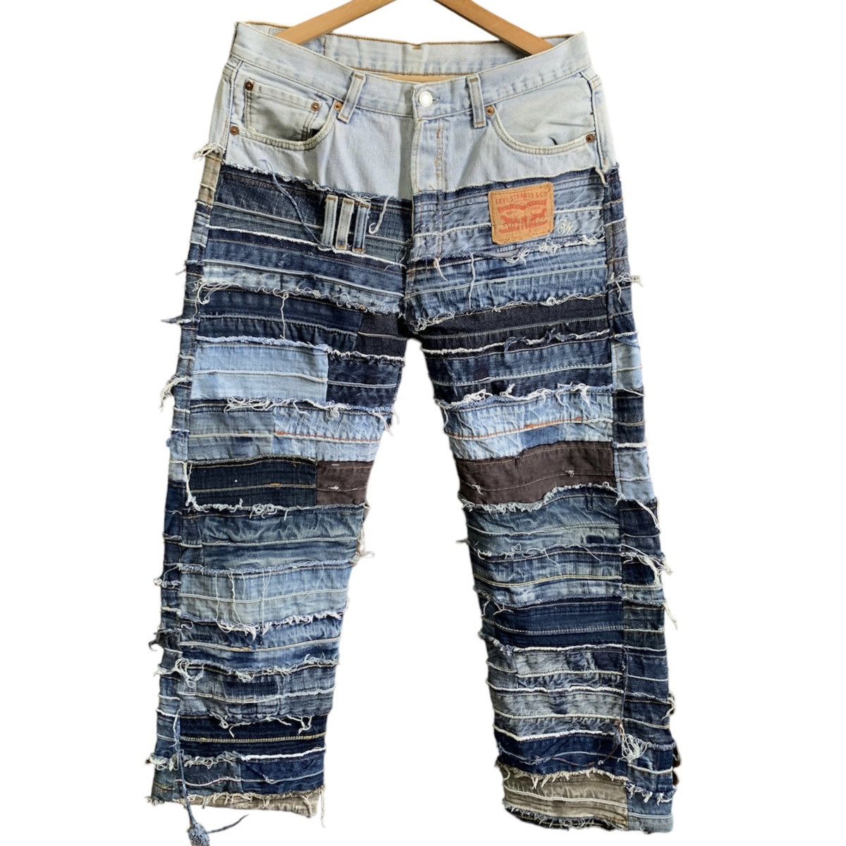 Levi's Vintage Clothing Reconstructed Levis Hagi Jeans Hysteric Glamour Style Size US 32 / EU 48 - 1 Thumbnail