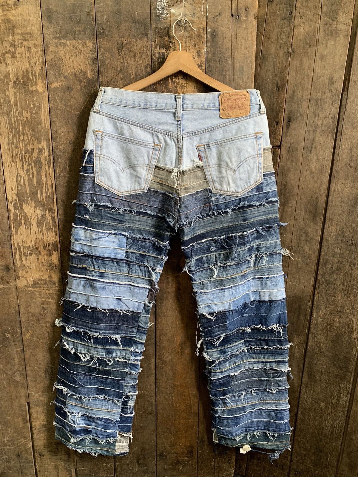 Levi's Vintage Clothing Reconstructed Levis Hagi Jeans Hysteric Glamour Style Size US 32 / EU 48 - 9 Thumbnail