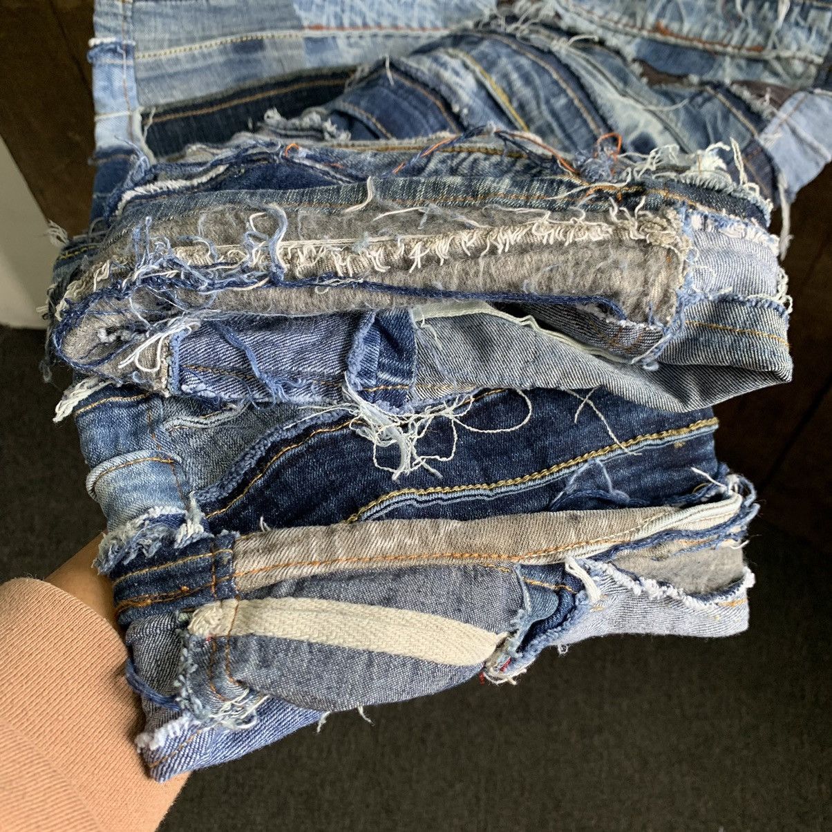 Levi's Vintage Clothing Reconstructed Levis Hagi Jeans Hysteric Glamour Style Size US 32 / EU 48 - 8 Thumbnail