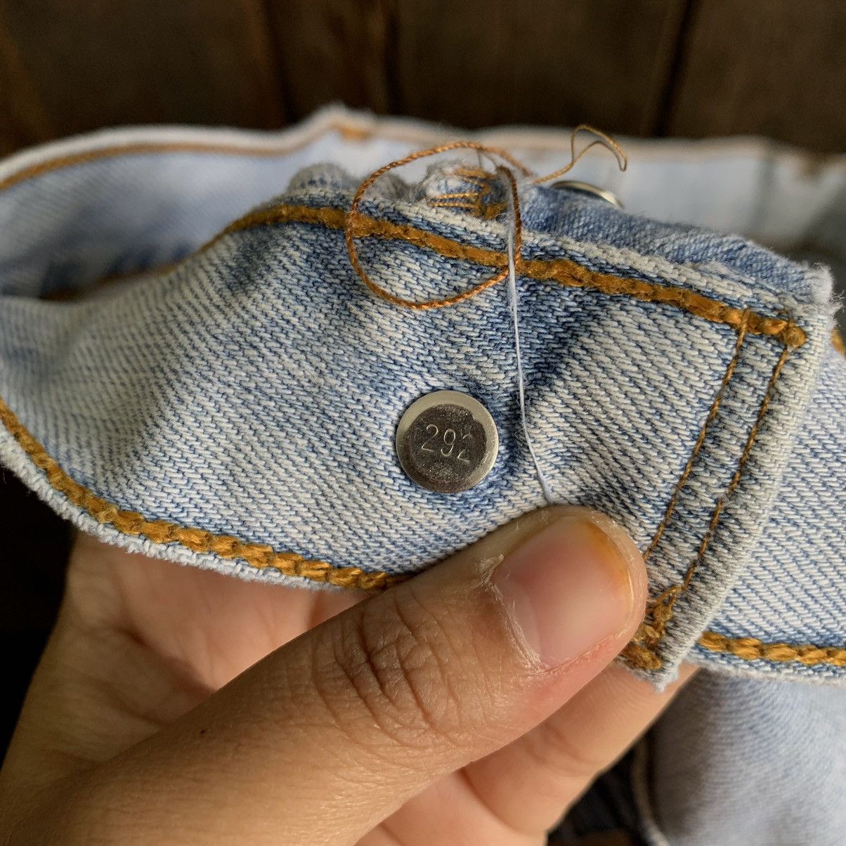 Levi's Vintage Clothing Reconstructed Levis Hagi Jeans Hysteric Glamour Style Size US 32 / EU 48 - 13 Thumbnail