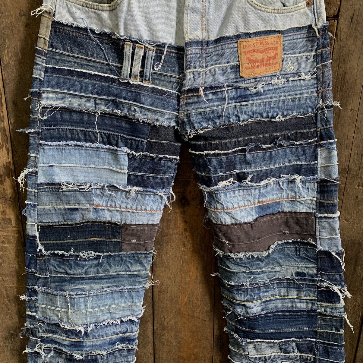 Levi's Vintage Clothing Reconstructed Levis Hagi Jeans Hysteric Glamour Style Size US 32 / EU 48 - 4 Thumbnail