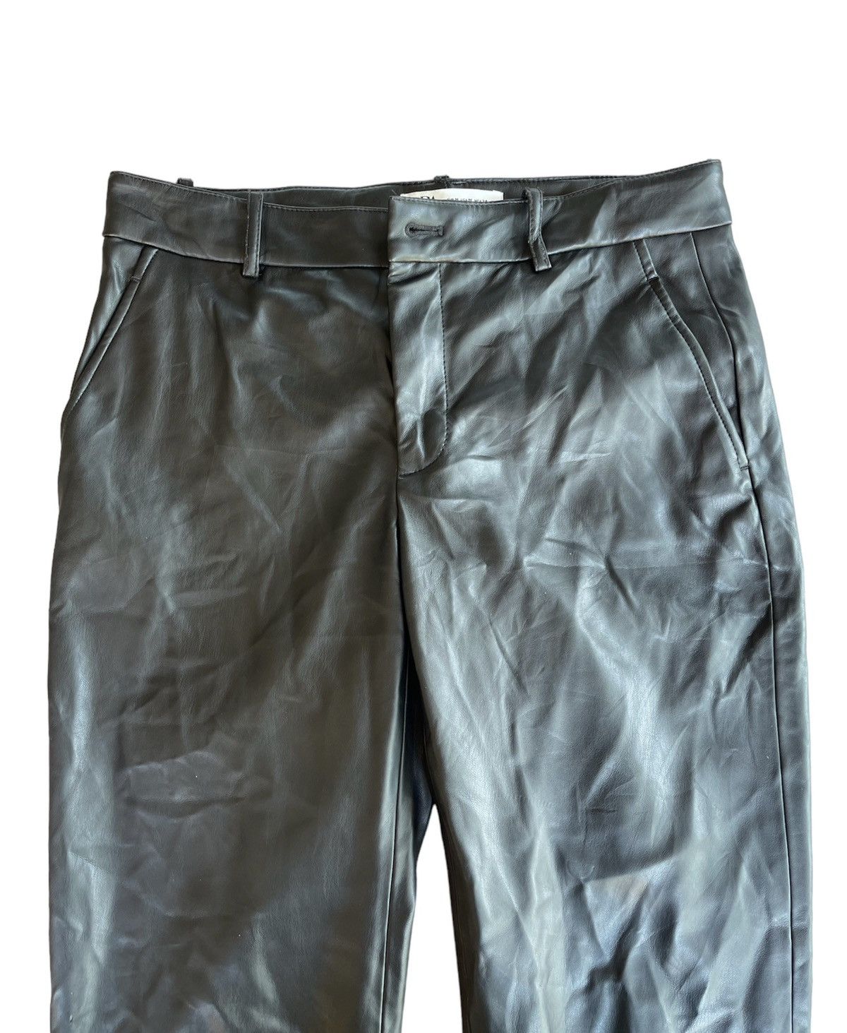 Zara Zara Leather Pants Size 31" - 5 Thumbnail