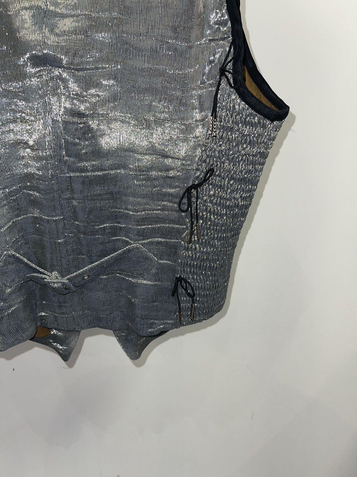 Archive Jean Paul Gaultier Glitter Silver Vest
