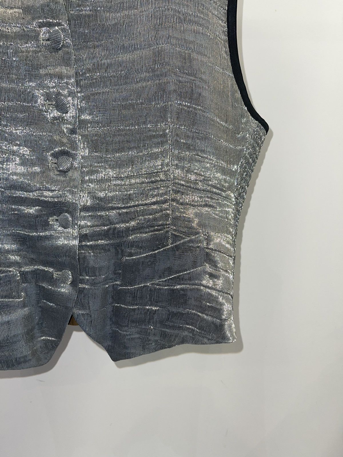 Archive Jean Paul Gaultier Glitter Silver Vest