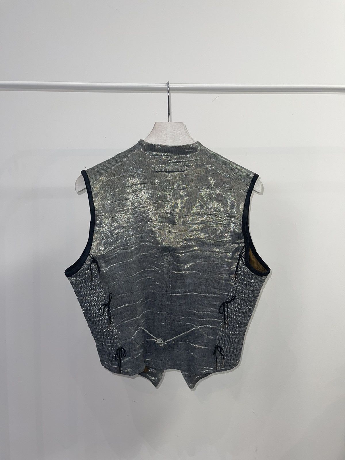Archive Jean Paul Gaultier Glitter Silver Vest