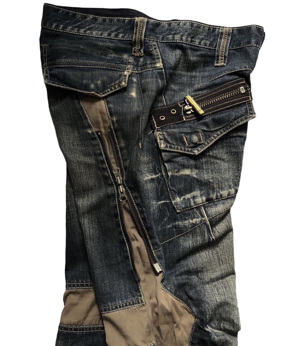 PPFM ppfm multipocket zipper denim pants Size US 30 / EU 46 - 16 Thumbnail