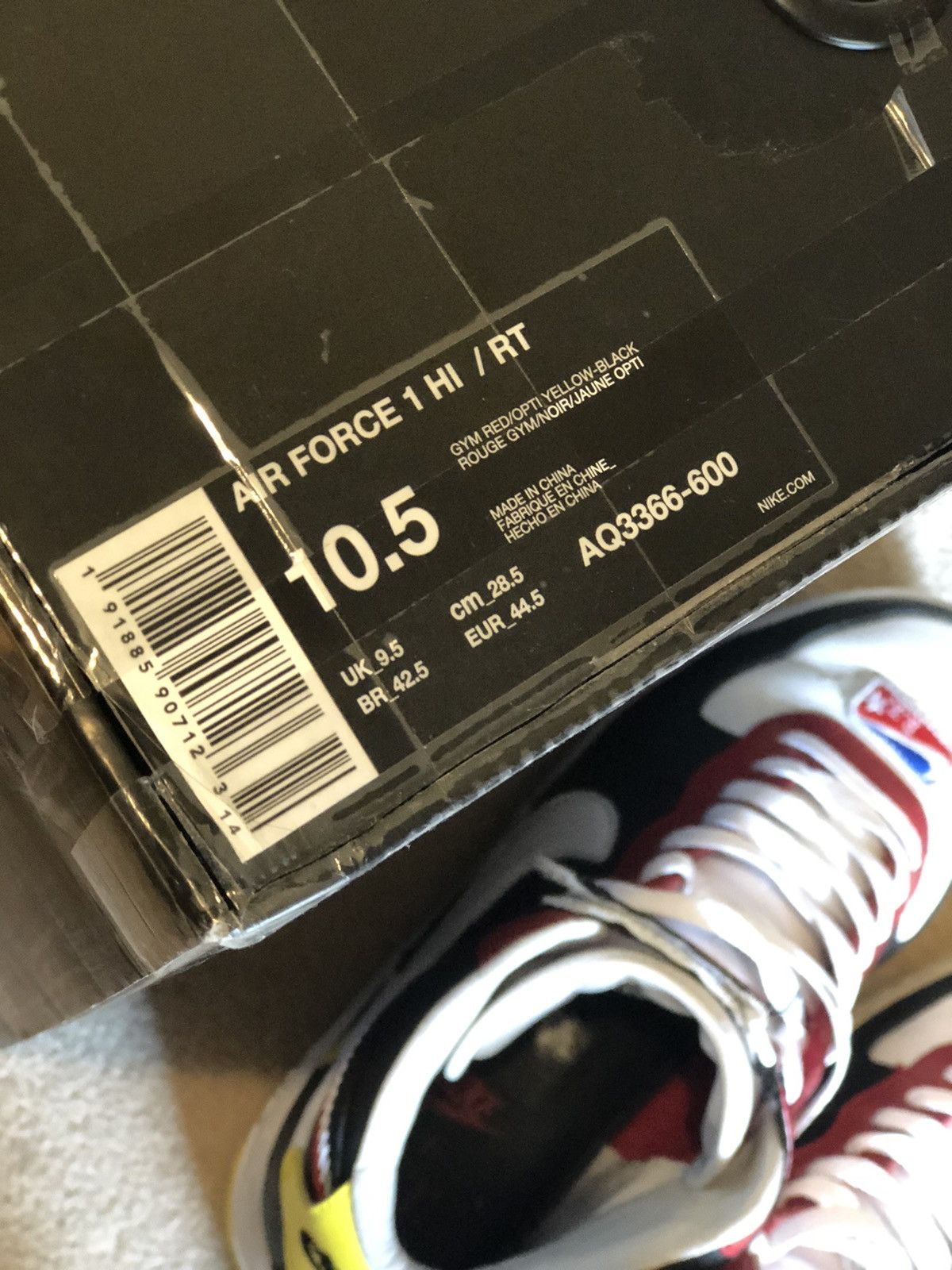 Nike × Riccardo Tisci Nike Lab X Riccardo Tisci Air Force 1 Hi / RT Size US 10.5 / EU 43-44 - 9 Thumbnail