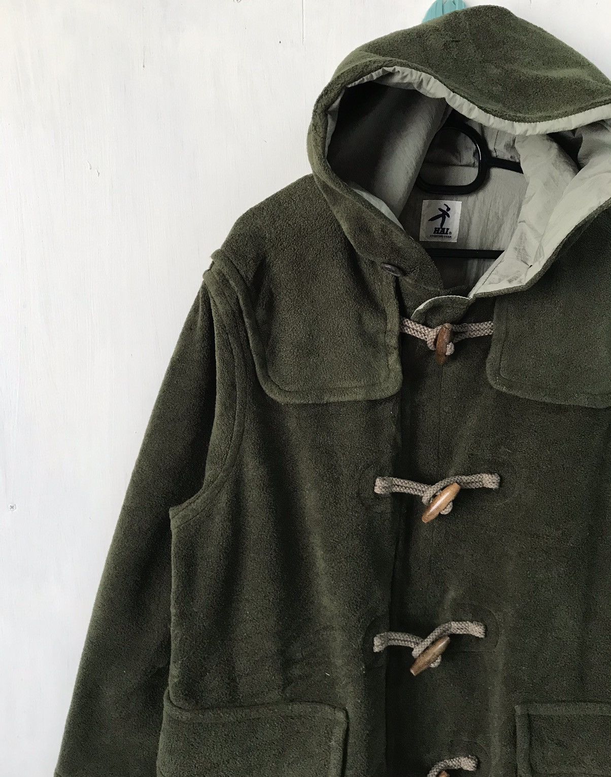 Hai Sporting Gear Nice Hai Sporting Gear Fleece Like Duffle Coat Hooded Style Size US M / EU 48-50 / 2 - 3 Thumbnail