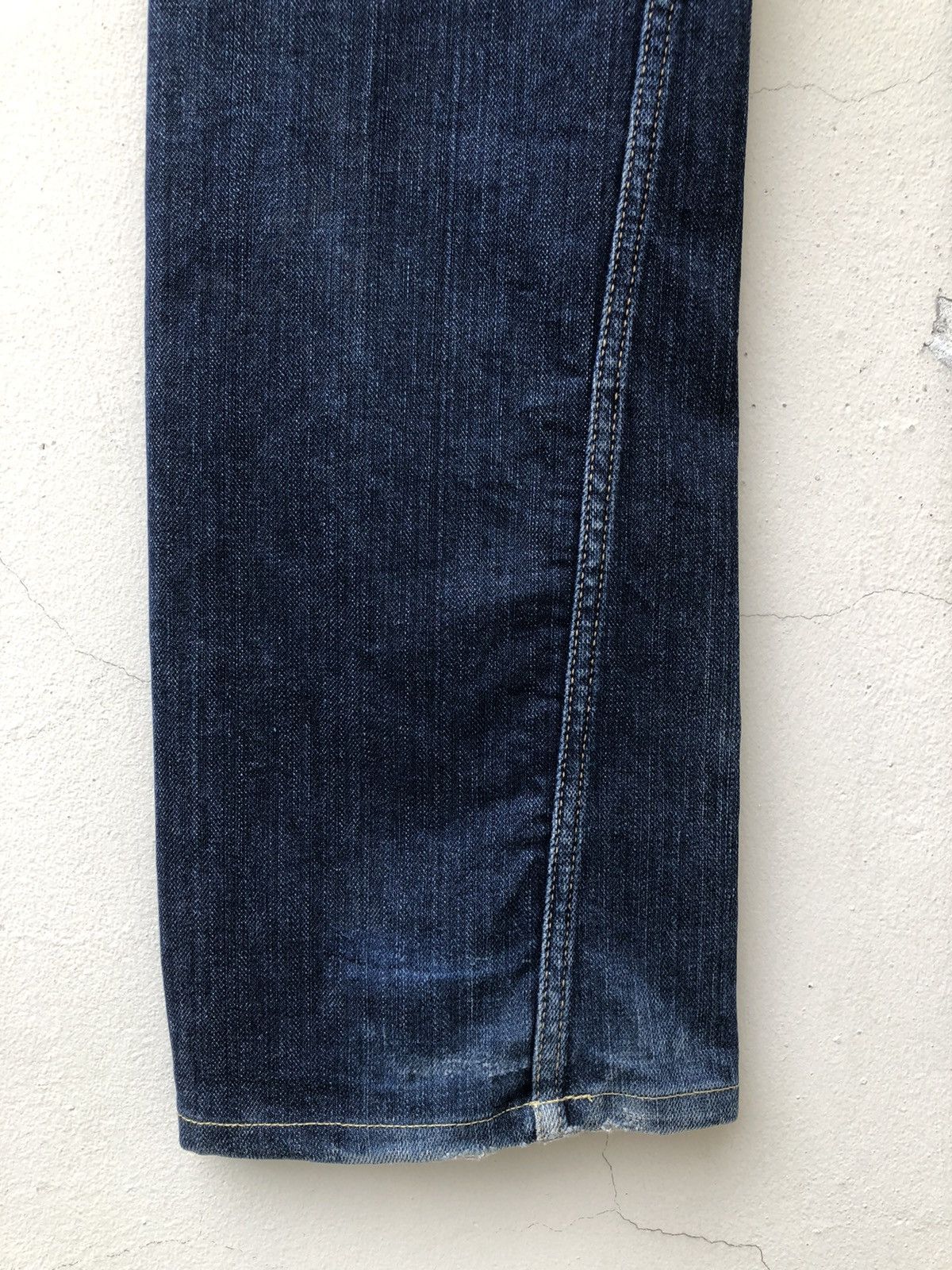 Jimmy Taverniti Taverniti Fonda 17 Distressed Denim Jeans Size US 30 / EU 46 - 19 Thumbnail