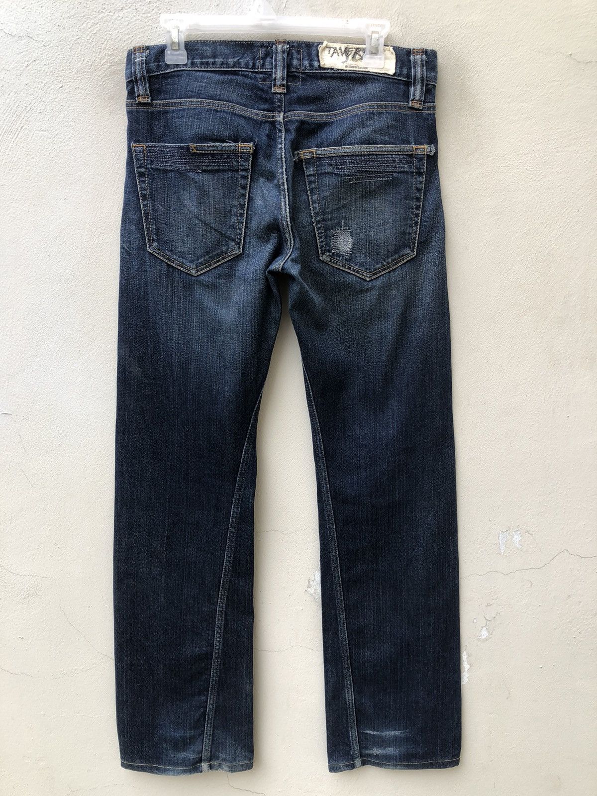 Jimmy Taverniti Taverniti Fonda 17 Distressed Denim Jeans Size US 30 / EU 46 - 17 Thumbnail