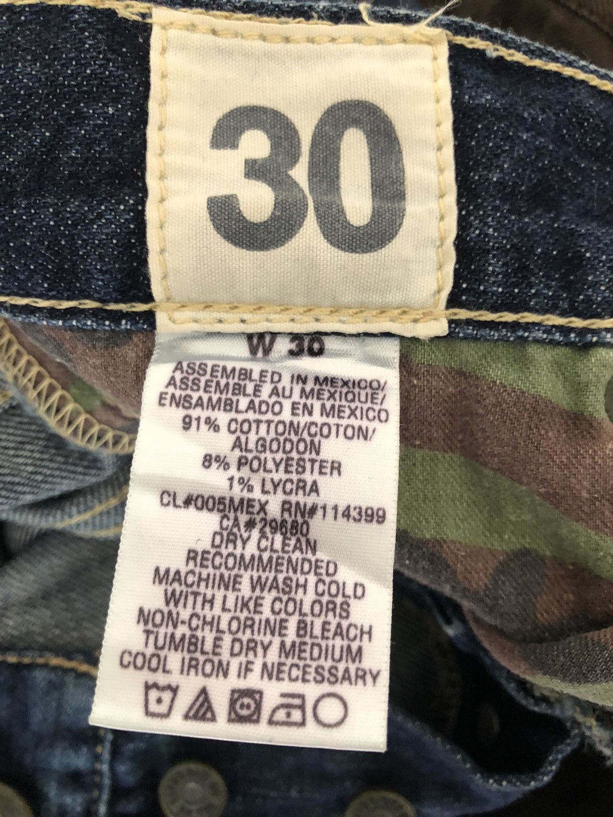 Jimmy Taverniti Taverniti Fonda 17 Distressed Denim Jeans Size US 30 / EU 46 - 25 Thumbnail