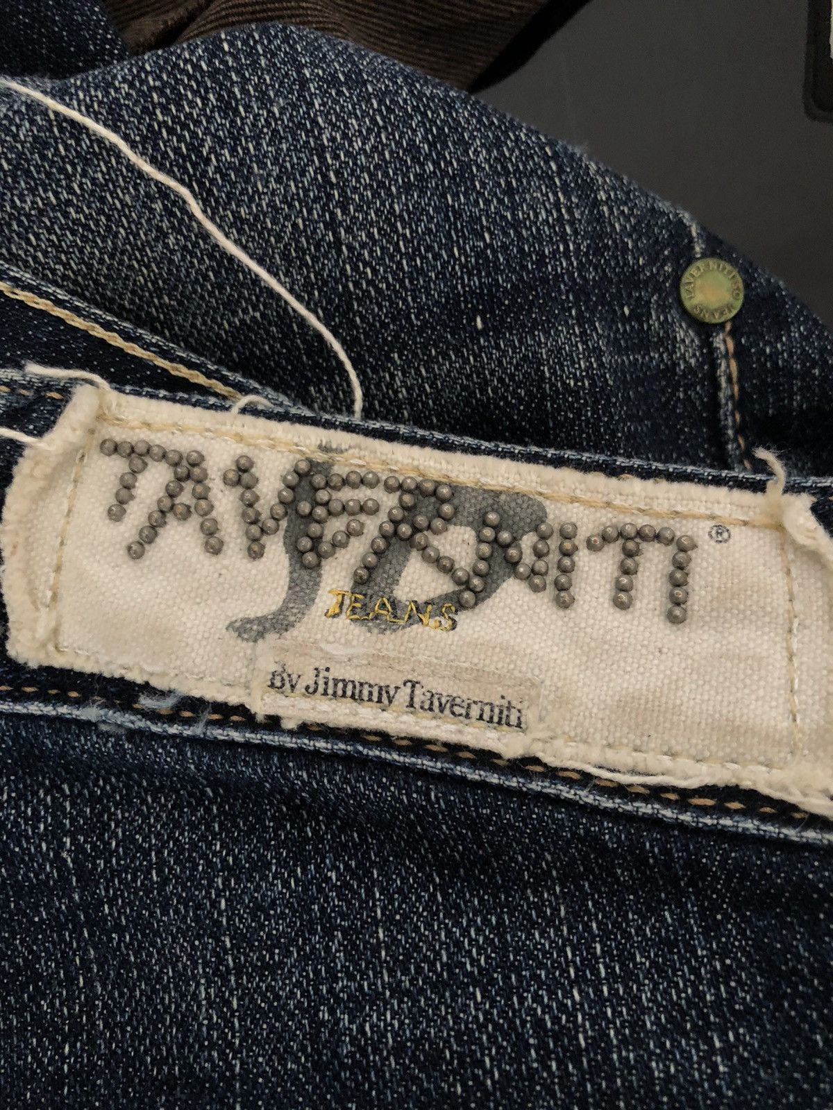Jimmy Taverniti Taverniti Fonda 17 Distressed Denim Jeans Size US 30 / EU 46 - 23 Thumbnail