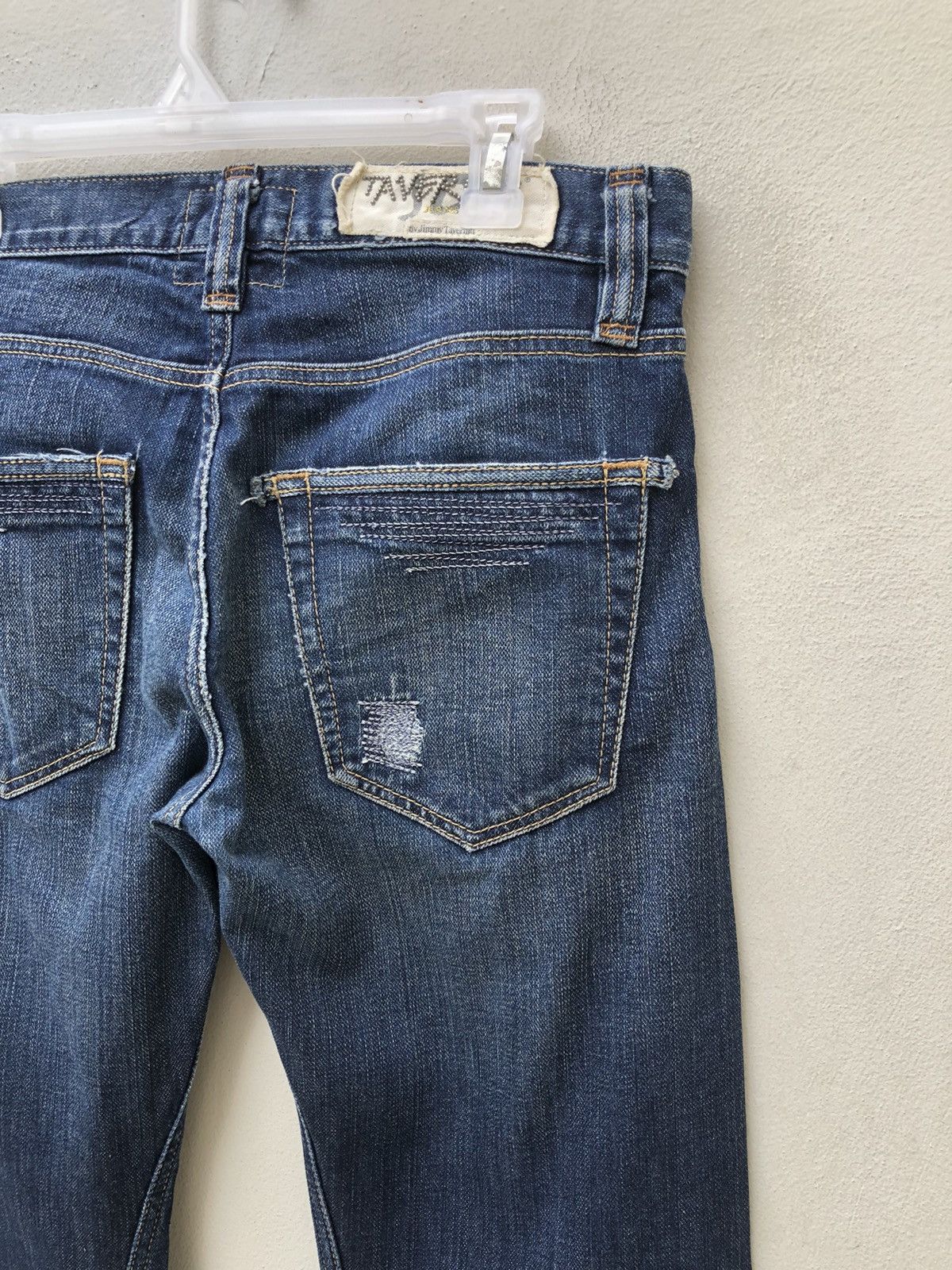 Jimmy Taverniti Taverniti Fonda 17 Distressed Denim Jeans Size US 30 / EU 46 - 20 Thumbnail