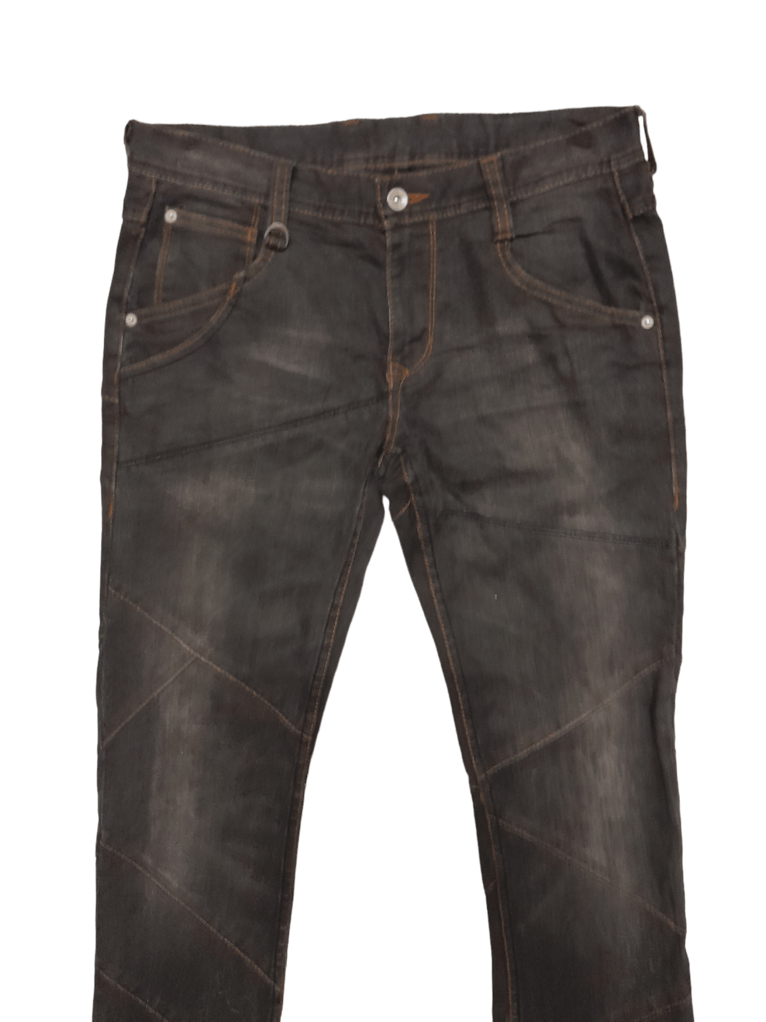 HIDEAWAYS × Japanese Brand × Matsuda Hideways Nicole Patch Denim Designer (E535) Size US 32 / EU 48 - 3 Thumbnail