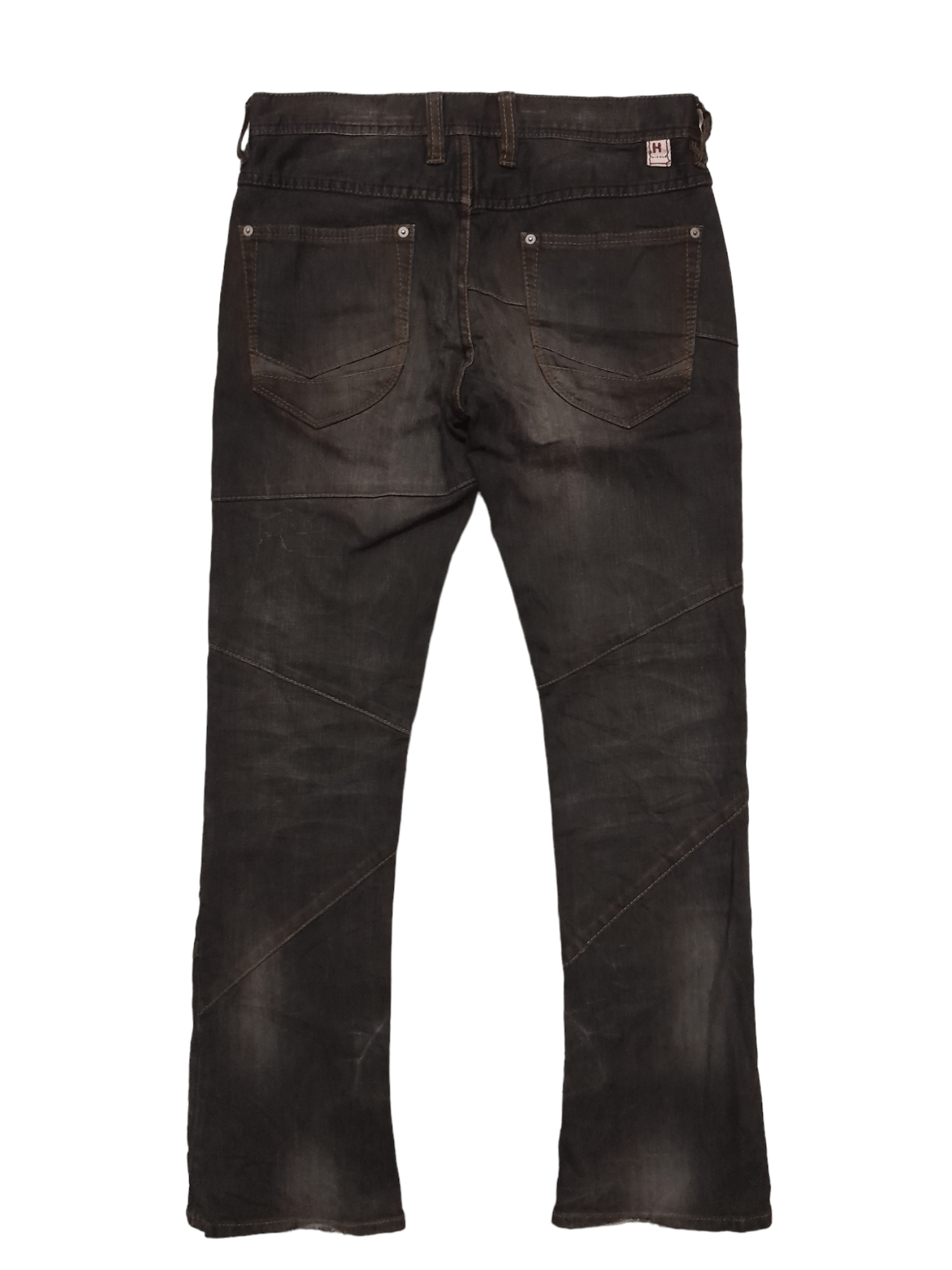 HIDEAWAYS × Japanese Brand × Matsuda Hideways Nicole Patch Denim Designer (E535) Size US 32 / EU 48 - 6 Thumbnail