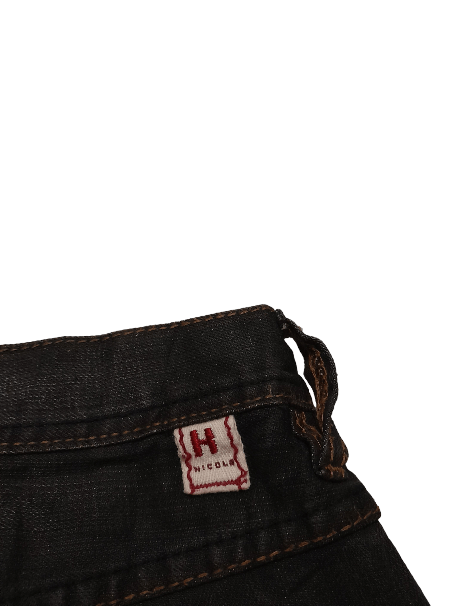 HIDEAWAYS × Japanese Brand × Matsuda Hideways Nicole Patch Denim Designer (E535) Size US 32 / EU 48 - 8 Thumbnail