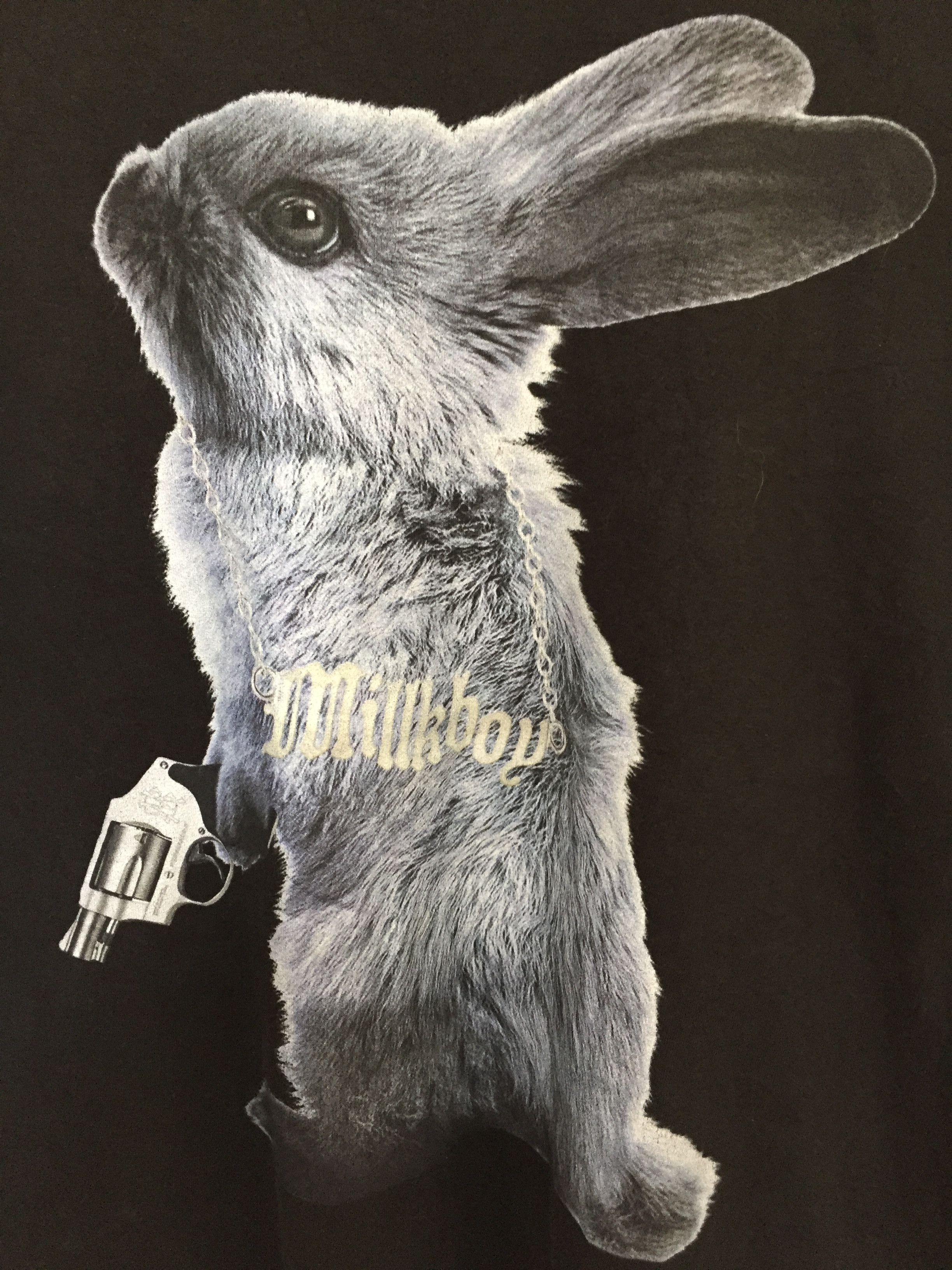 Japanese Brand MILKBOY RIOT cyber Punk rabbit tee Size US M / EU 48-50 / 2 - 3 Thumbnail