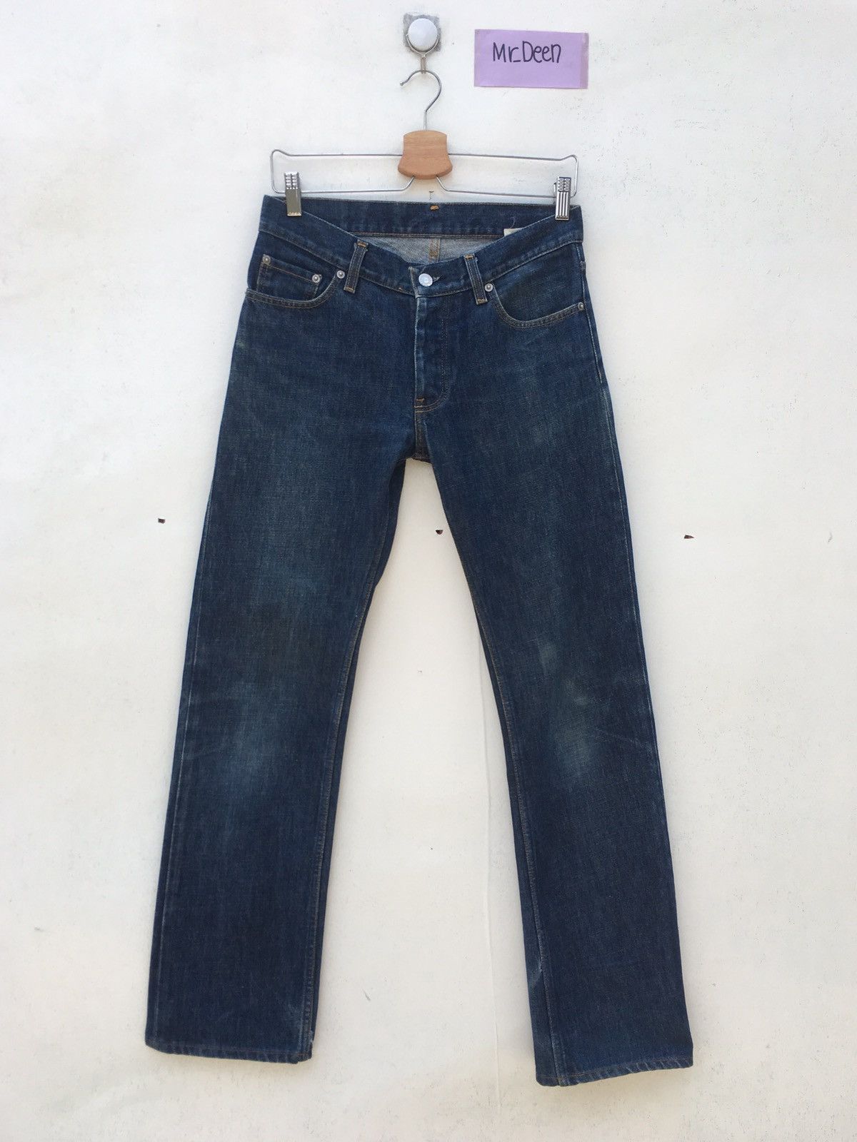 Rare 90s Helmut Lang Classic Cut Raw Denim Bootcut /Jeans