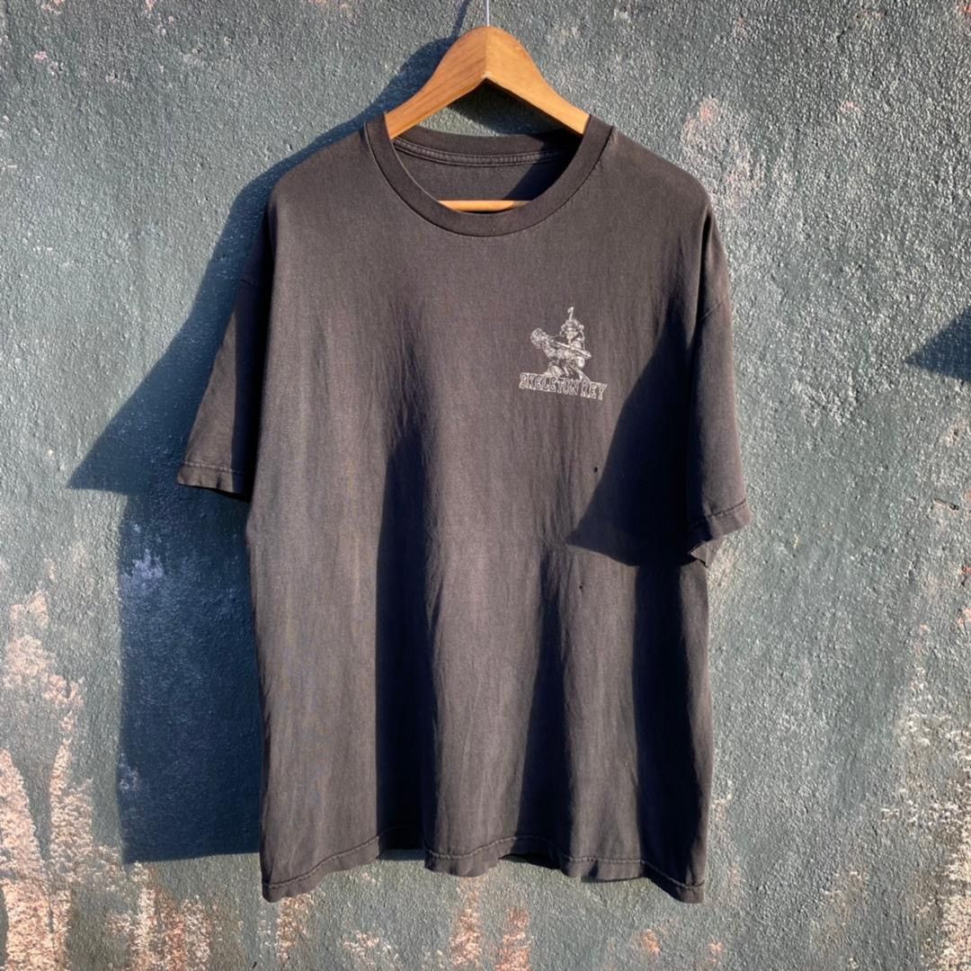 Santa Cruz Skateboards Thrashed Faded Y2K NHS Skeleton Key Skateboard Tee Size US XL / EU 56 / 4 - 2 Thumbnail