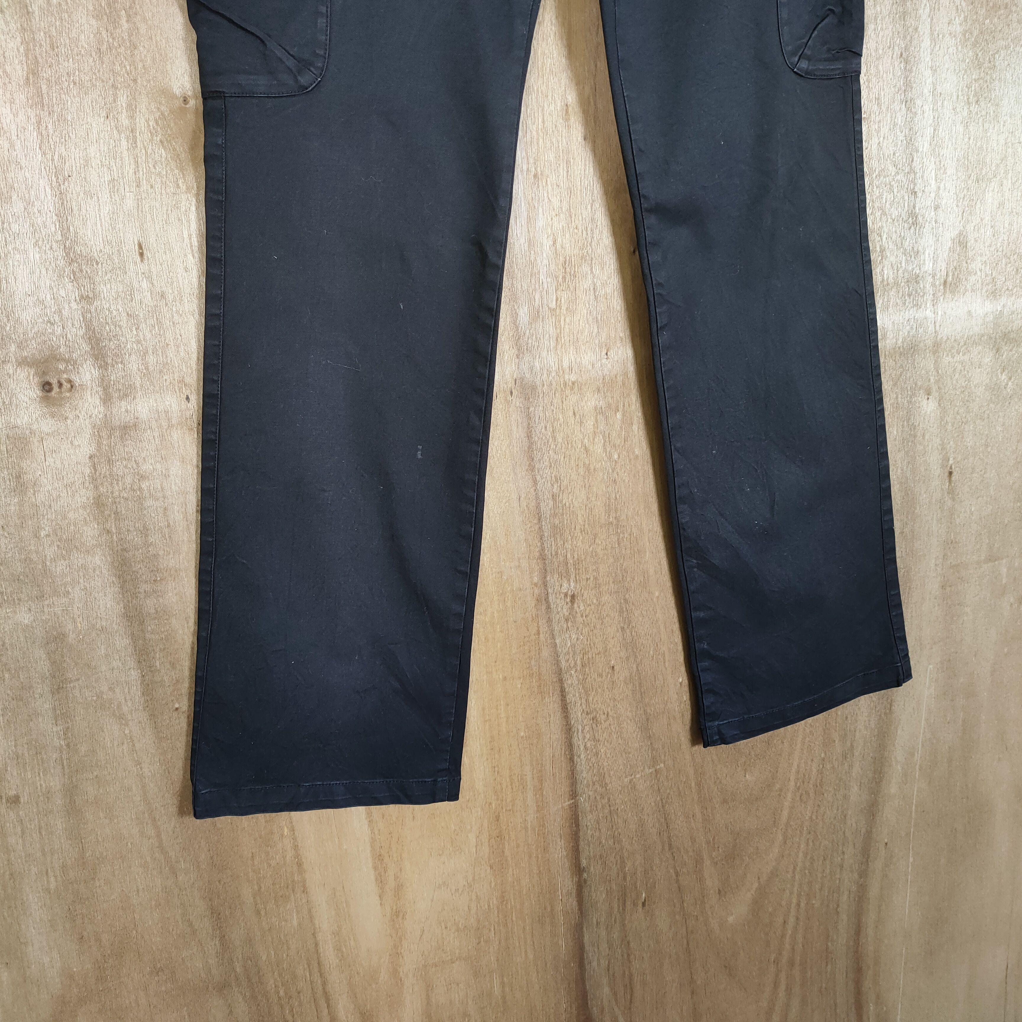 Japanese Brand NOBLE BLACK CARGO PANTS Size US 30 / EU 46 - 4 Thumbnail