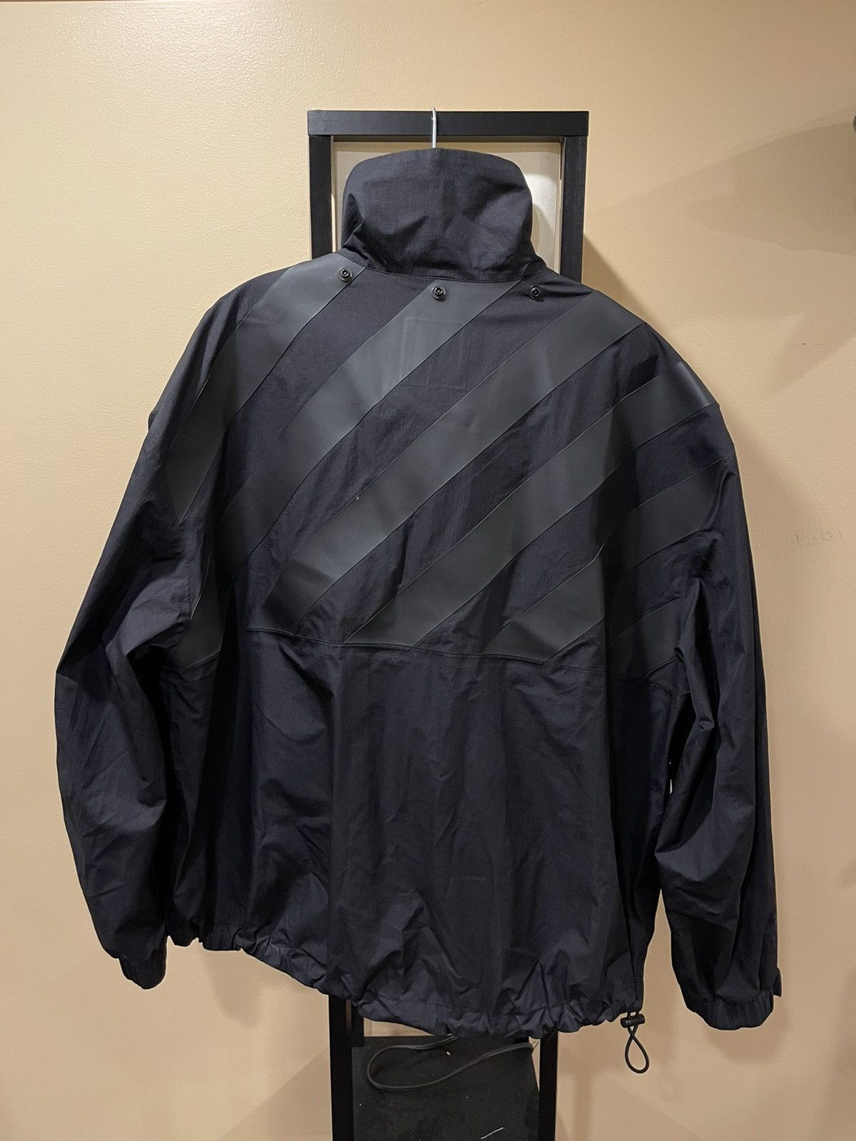 Moncler × Off-White Moncler x Off White Donville Smock Black Windbreaker Jacket Size US L / EU 52-54 / 3 - 5 Thumbnail