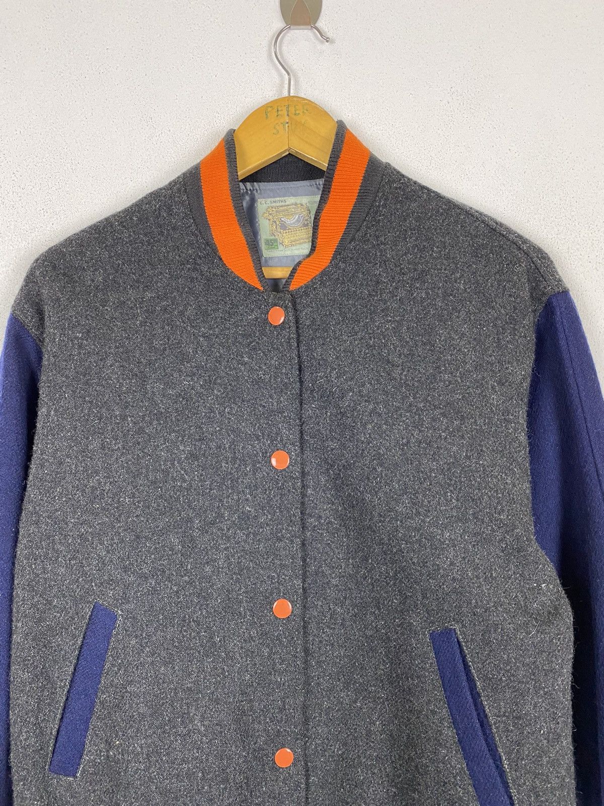 The Smiths VINTAGE SMITH VARSITY JACKET WOOL FABRIC Size US M / EU 48-50 / 2 - 5 Thumbnail