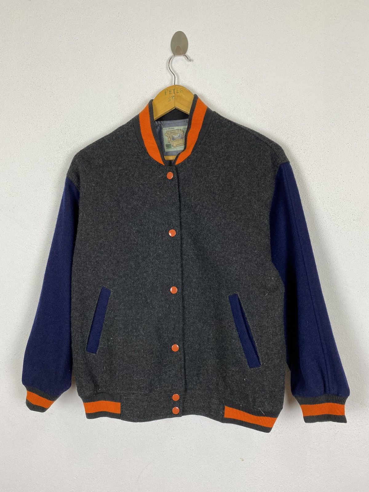The Smiths VINTAGE SMITH VARSITY JACKET WOOL FABRIC Size US M / EU 48-50 / 2 - 2 Thumbnail