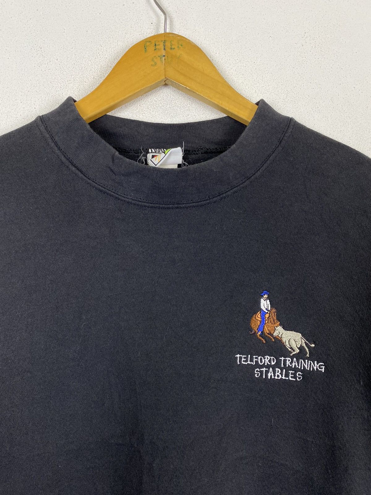 Vintage VINTAGE TELFORD TRAINING STABLES SWEATER Size US XL / EU 56 / 4 - 3 Thumbnail